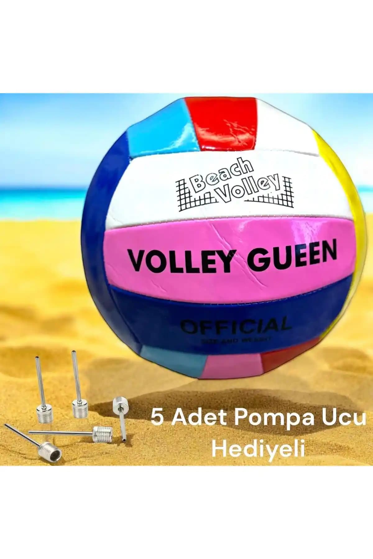 Gök Sports Dikişli Ekonomik Voleybol Topu: Dayanıklı ve Renkli Spor Malzemesi