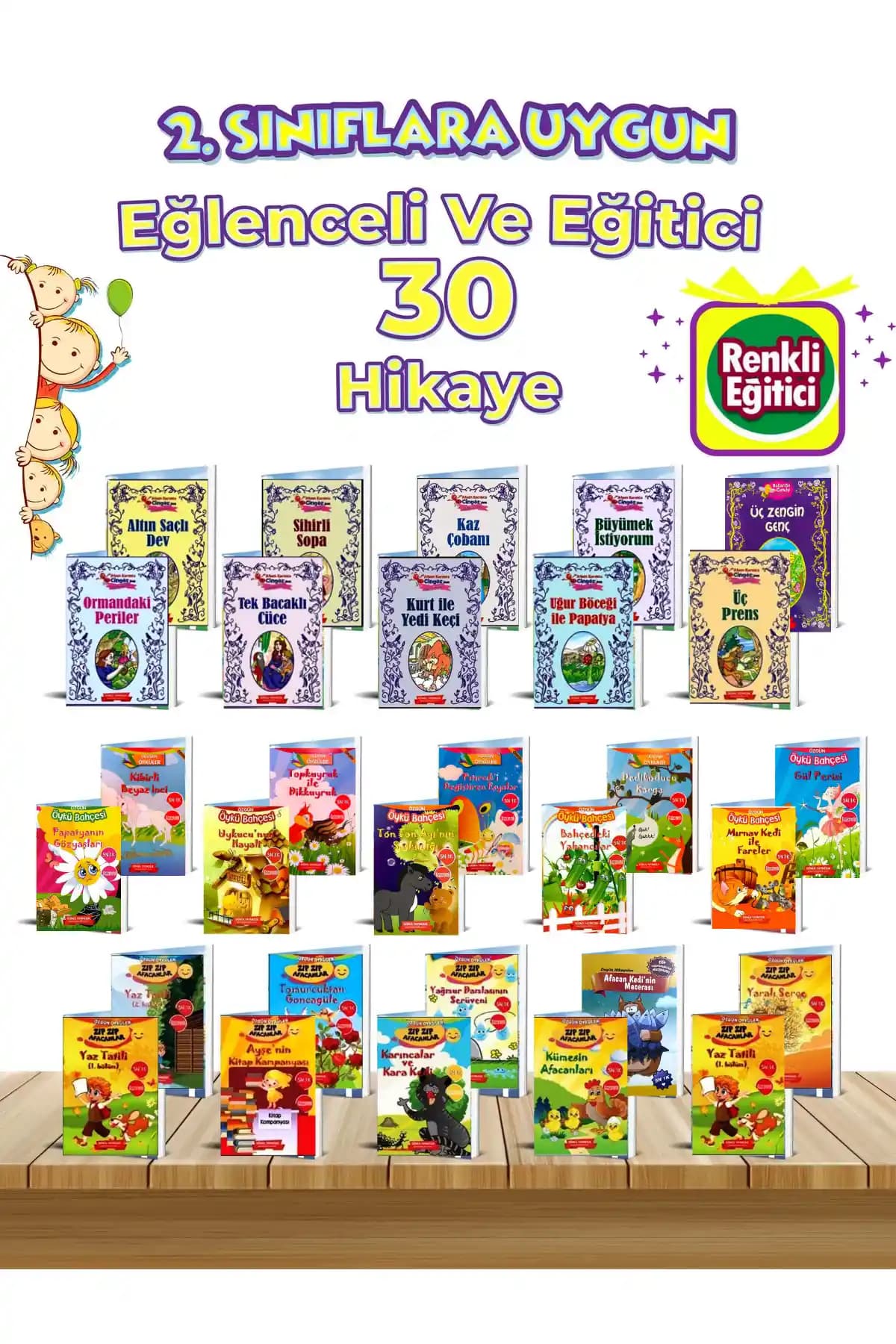 Gönül Yayıncılık 2-3. Sınıf Çocuklar İçin Eğlenceli ve Eğitici Hikaye Seti