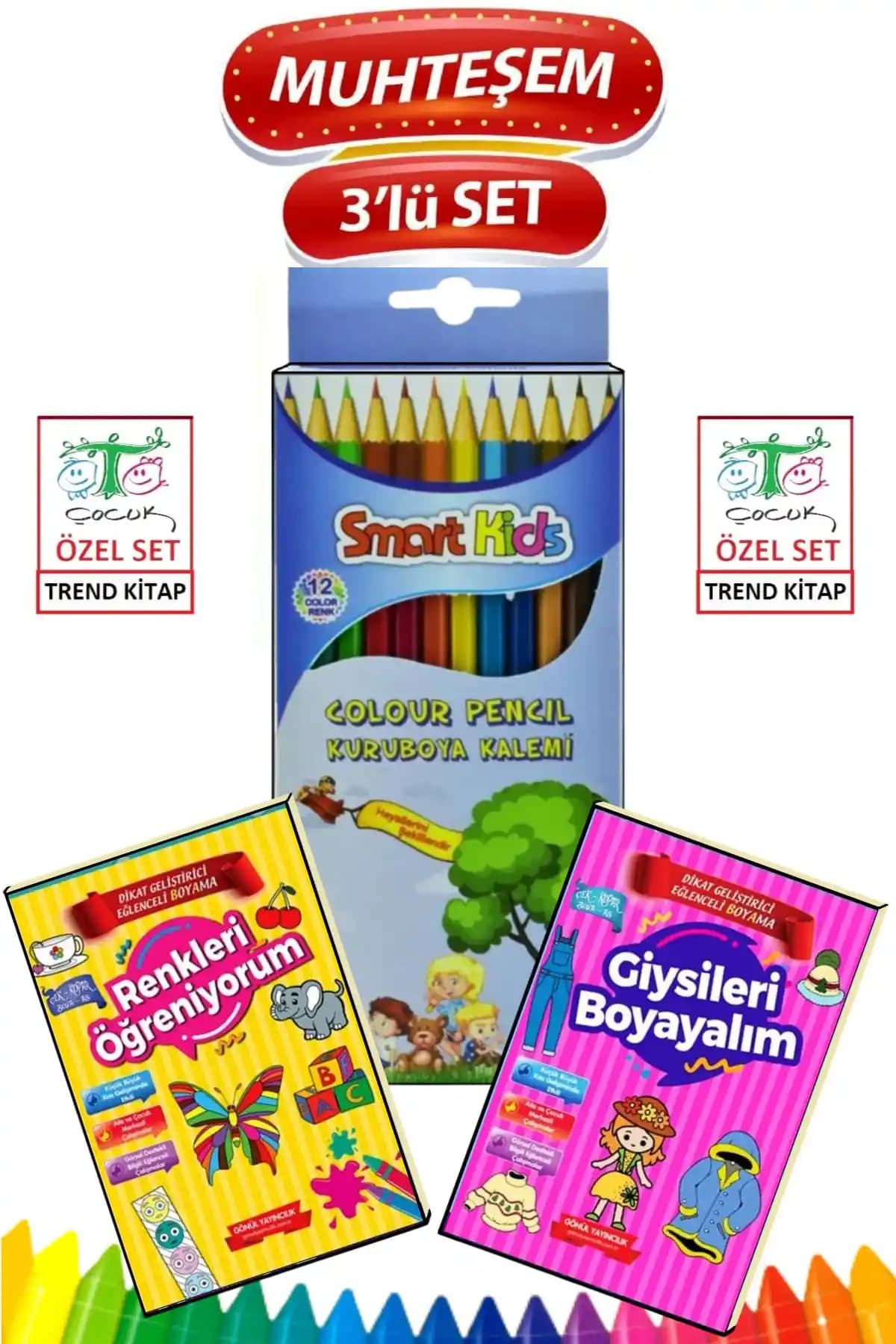 Gönül Yayıncılık Kids Plastidecor Kuru Boya: Renkli ve Güvenli Çocuk Boyama Seti