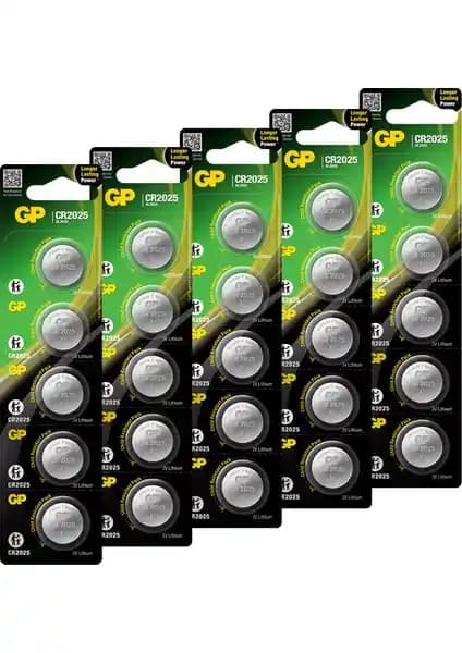 GP CR2025 3V Lityum Düğme Pil: Elektronik Cihazlar İçin Uzun Ömürlü Güç Kaynağı