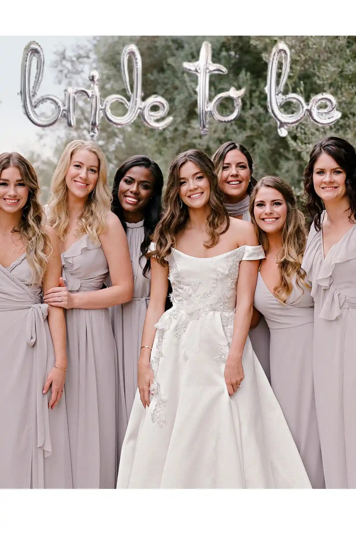Gümüş Renkli Bride To Be Folyo Balonları Düğün ve Bekarlığa Veda Partisi Dekorasyonu