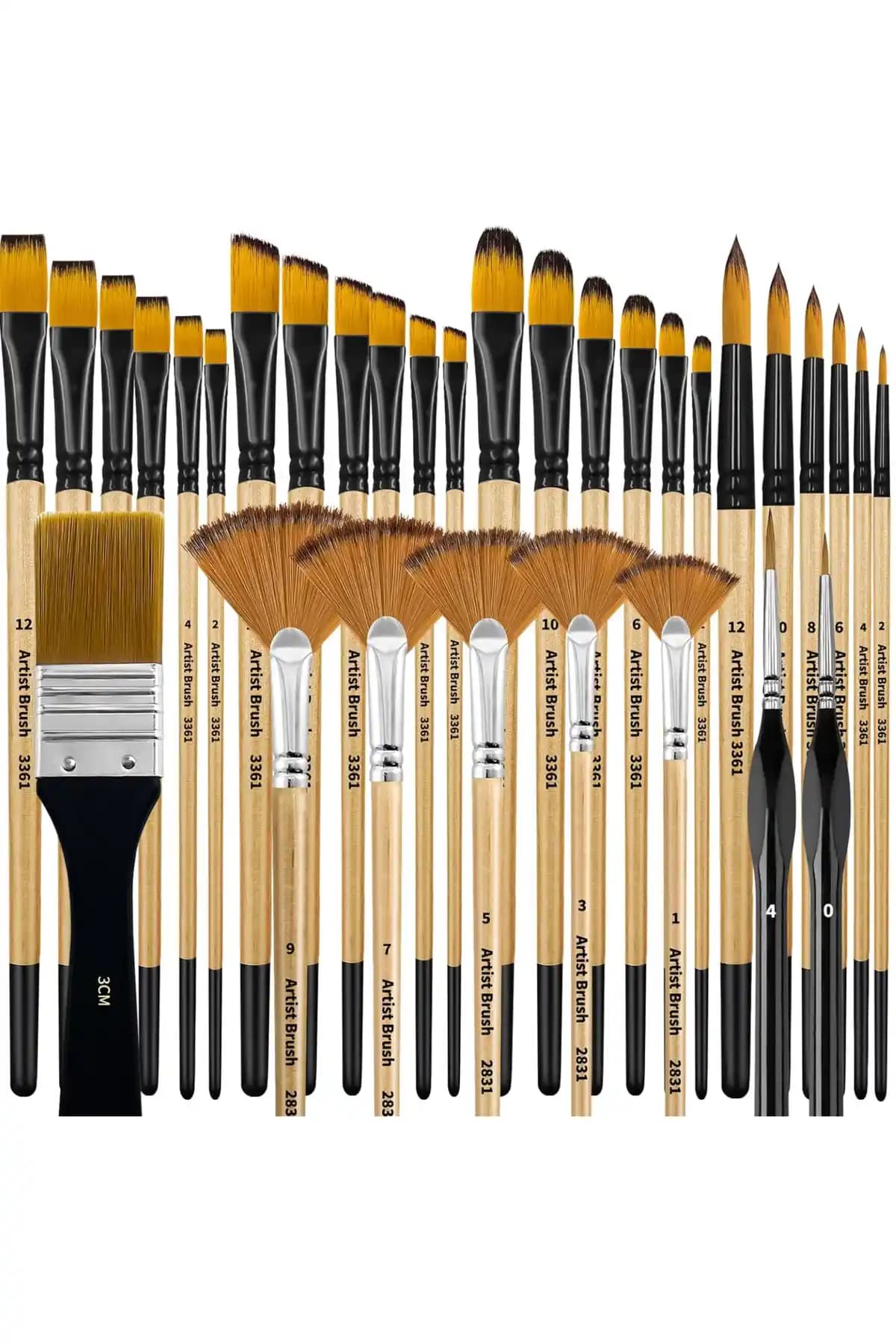 Hannah 32 Parça Farklı Uç Tiplerine Sahip Güçlü ve Dayanıklı Fırça Seti