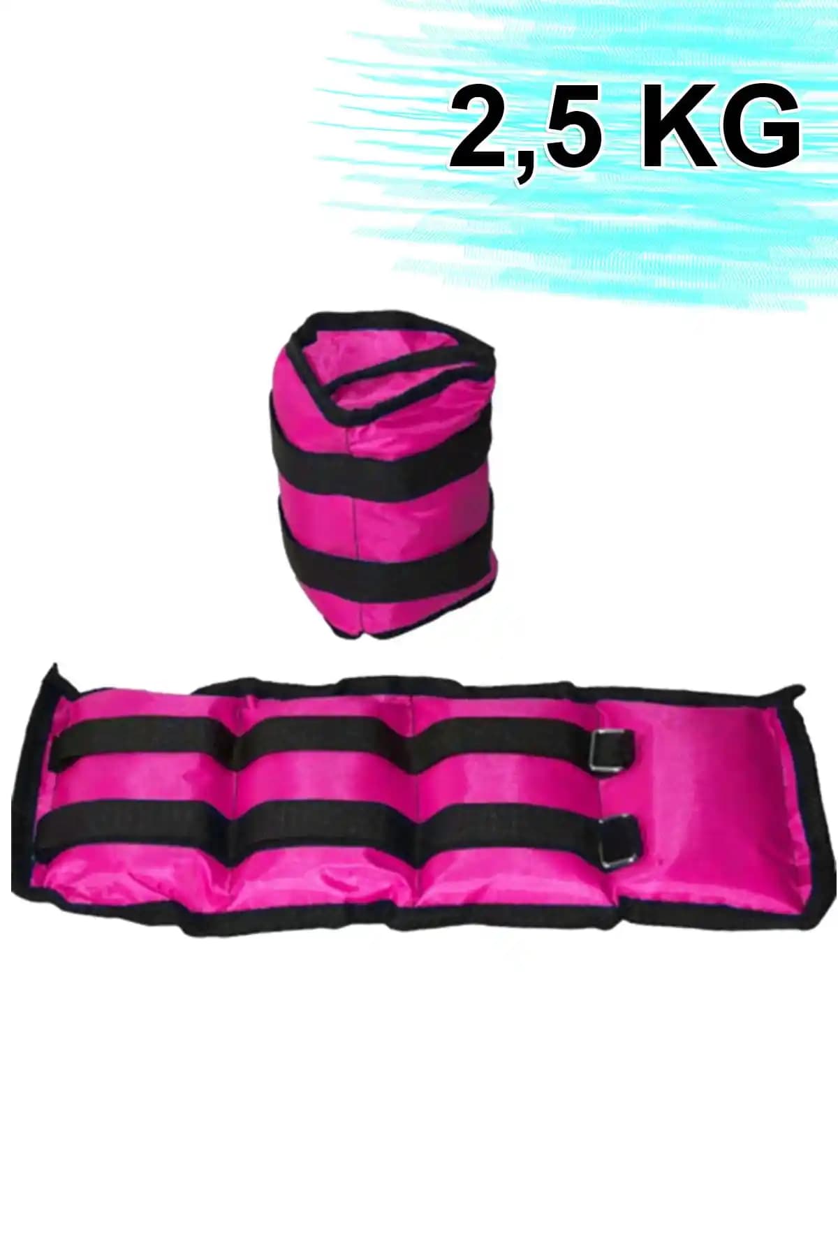 Jet El ve Ayak Bilek Ağırlığı 2x1,5 Kg Kum Torbası Korsesi Spor Performansını Artırır