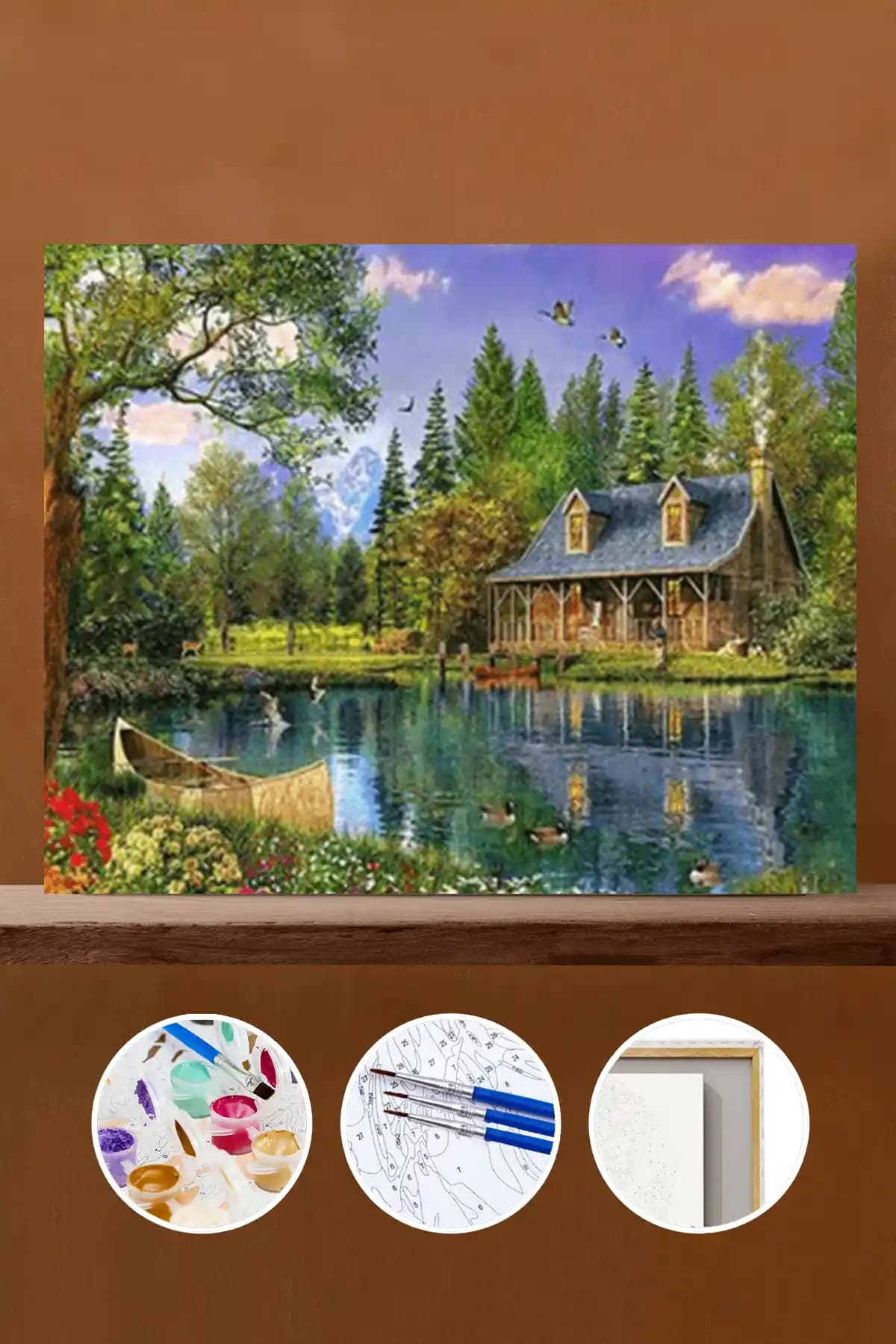 Kendinyaphobi Göl Evi Sayılarla Boyama Seti: Sanat ve Yaratıcılığı Destekleyen Kaliteli Ürün