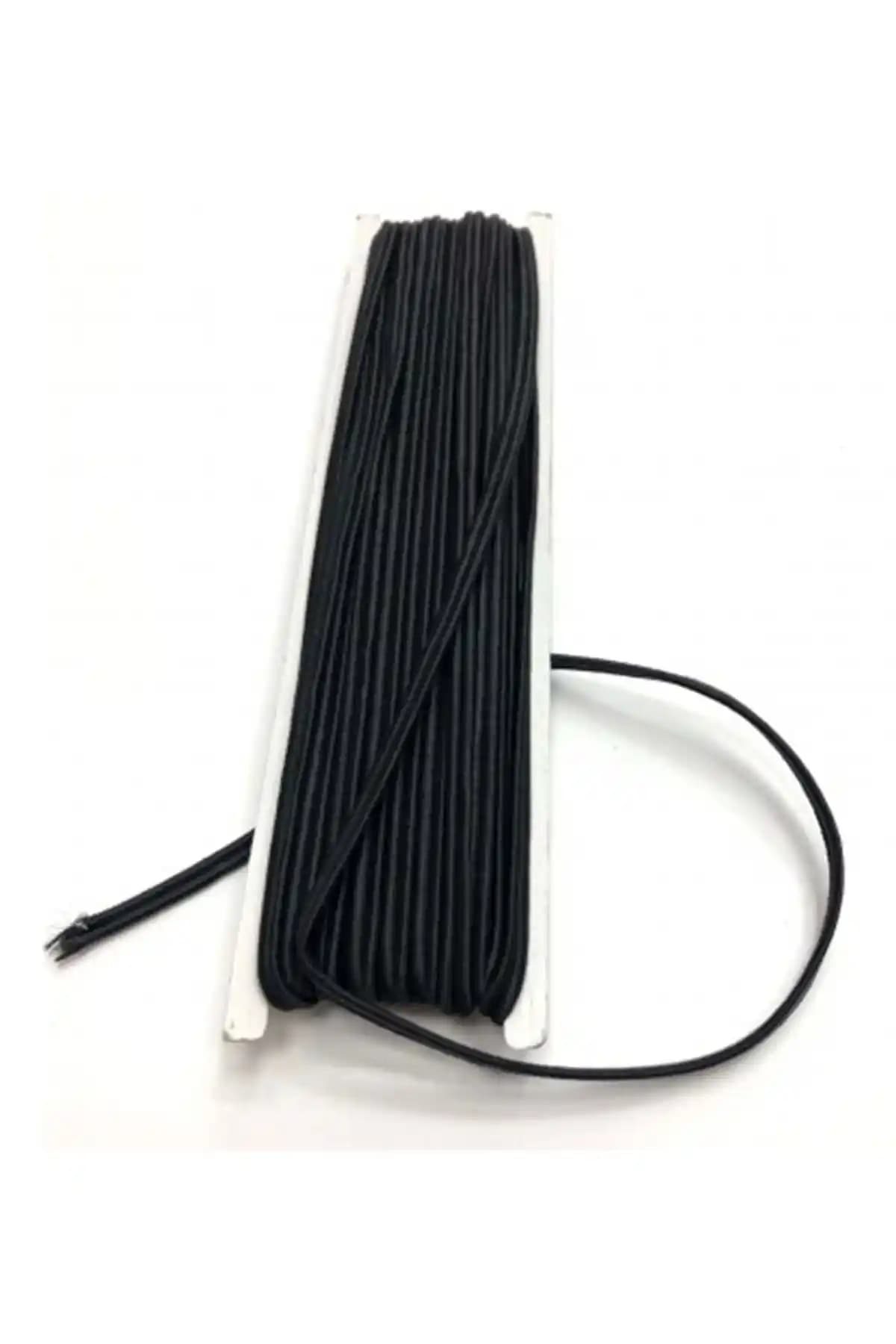 Kezban Tekstil Siyah Bebe Lastiği Bel Paça Lastiği Yüksek Kalite ve Dayanıklılık