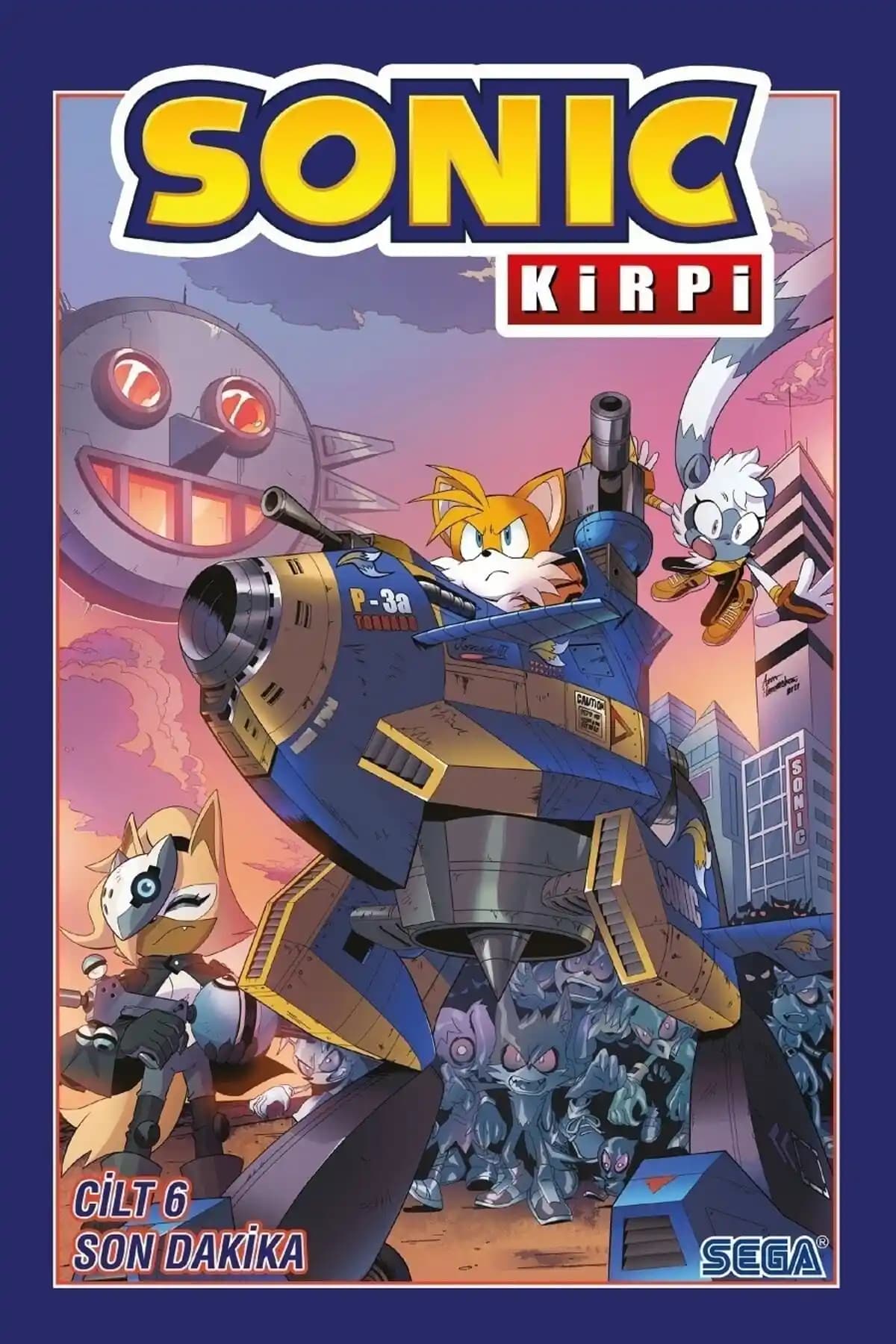 Kirpi Sonic Cilt 6 Türkçe Basım Çizgi Roman Koleksiyon ve Eğlence İçin İdeal