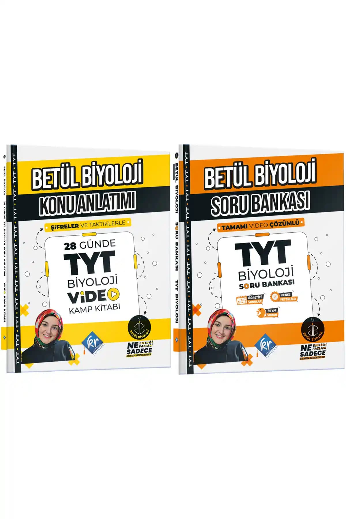 KR Akademi Betül Biyoloji 28 Günde TYT ve AYT Sınavları İçin Kapsamlı Çalışma Seti