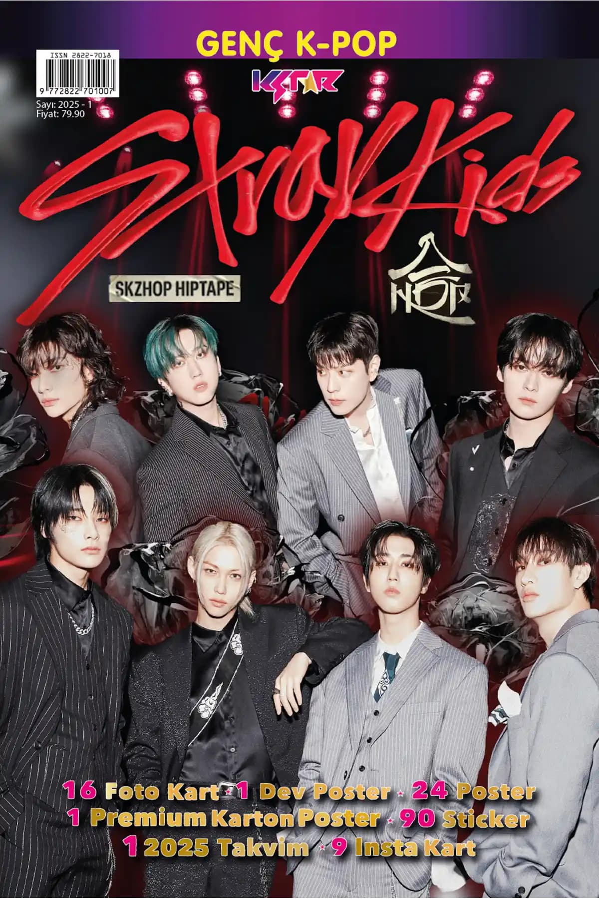 KSTAR Stray Kids Hop Dergisi 2025 Türkçe Kpop Özel Sayı İçerik ve Özellikler