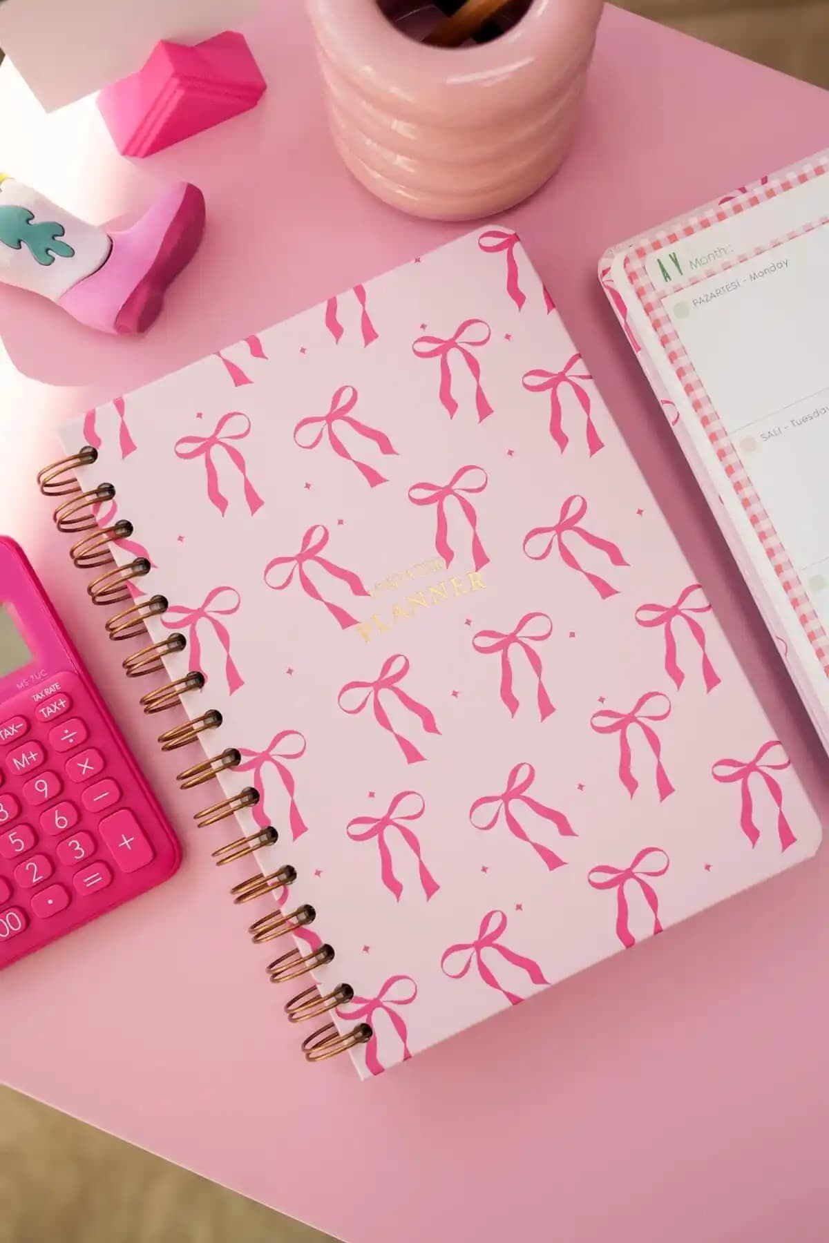 Matt Notebook A5 Spiralli Süresiz Planlayıcı Ajanda ile Kişisel Gelişim ve Zaman Yönetimi