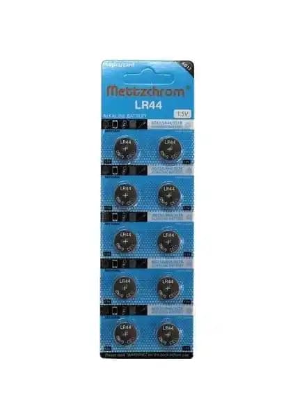 Mettzchrom LR44 AG13 A76 1.5V Alkalin Düğme Pil Paketleri ve Kullanım Alanları