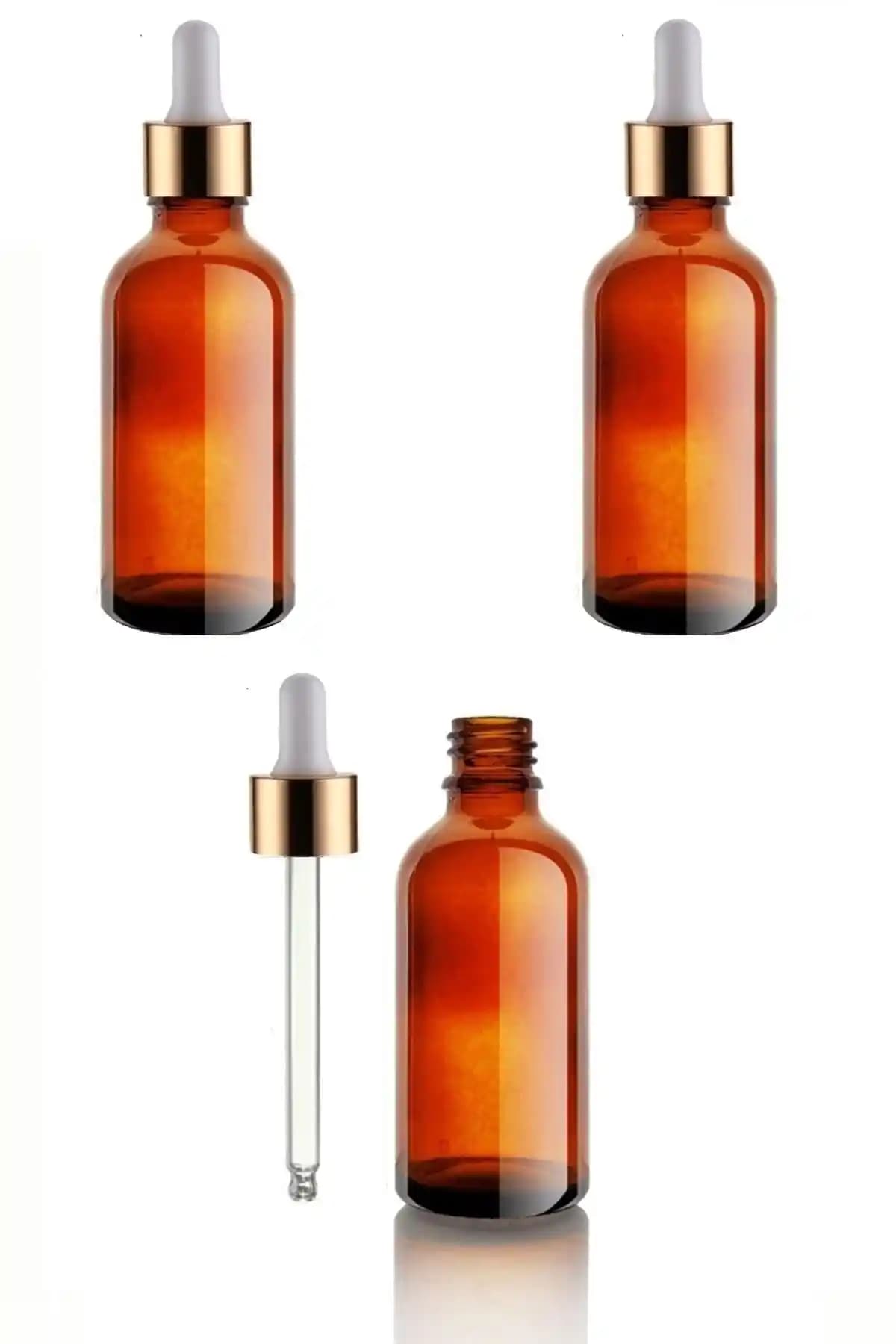 Milea Amber Cam Damlalık 50 ml Şık ve Pratik Tasarımıyla Güvenli Kullanım Sağlar