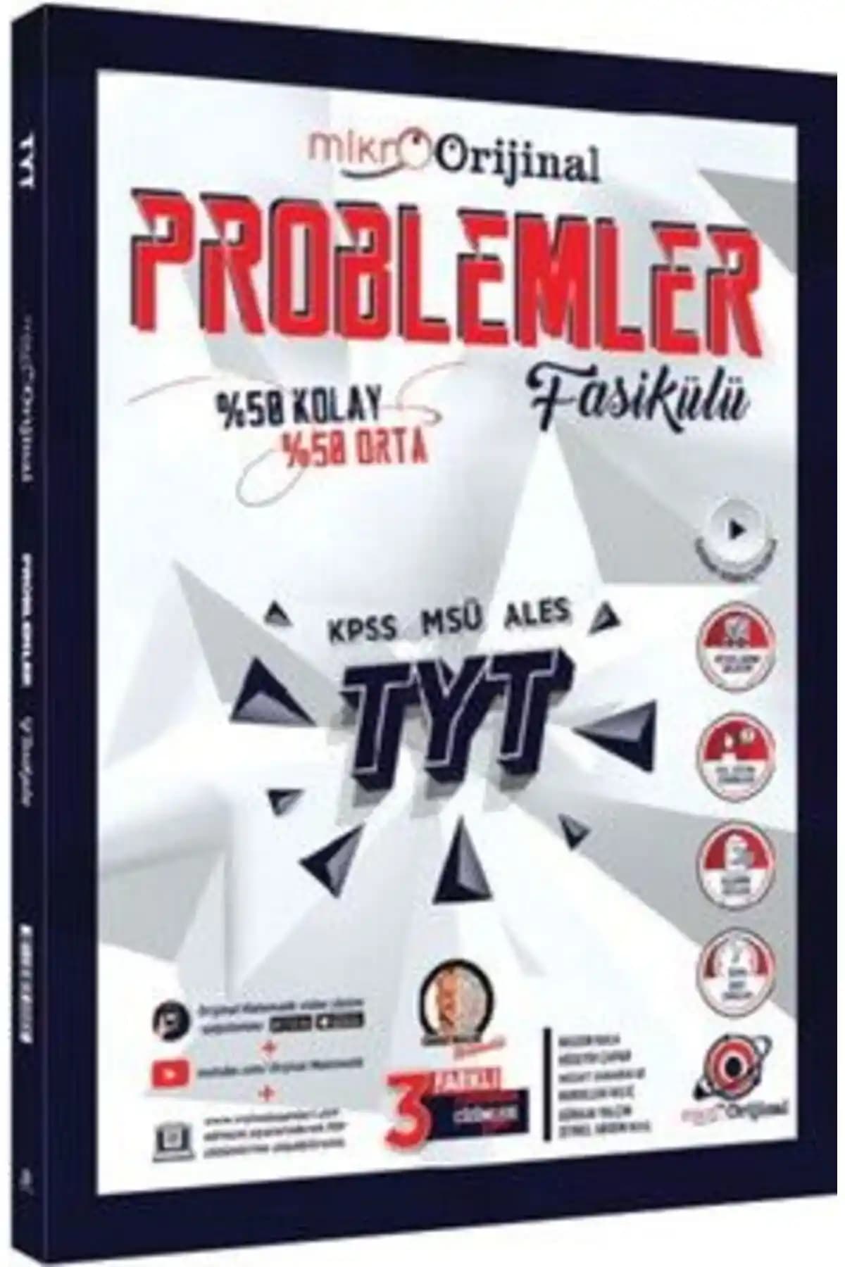 Orijinal Yayınları TYT Soru Bankası 2025 Baskısı Güncel ve Detaylı Çözüm İçeriğiyle