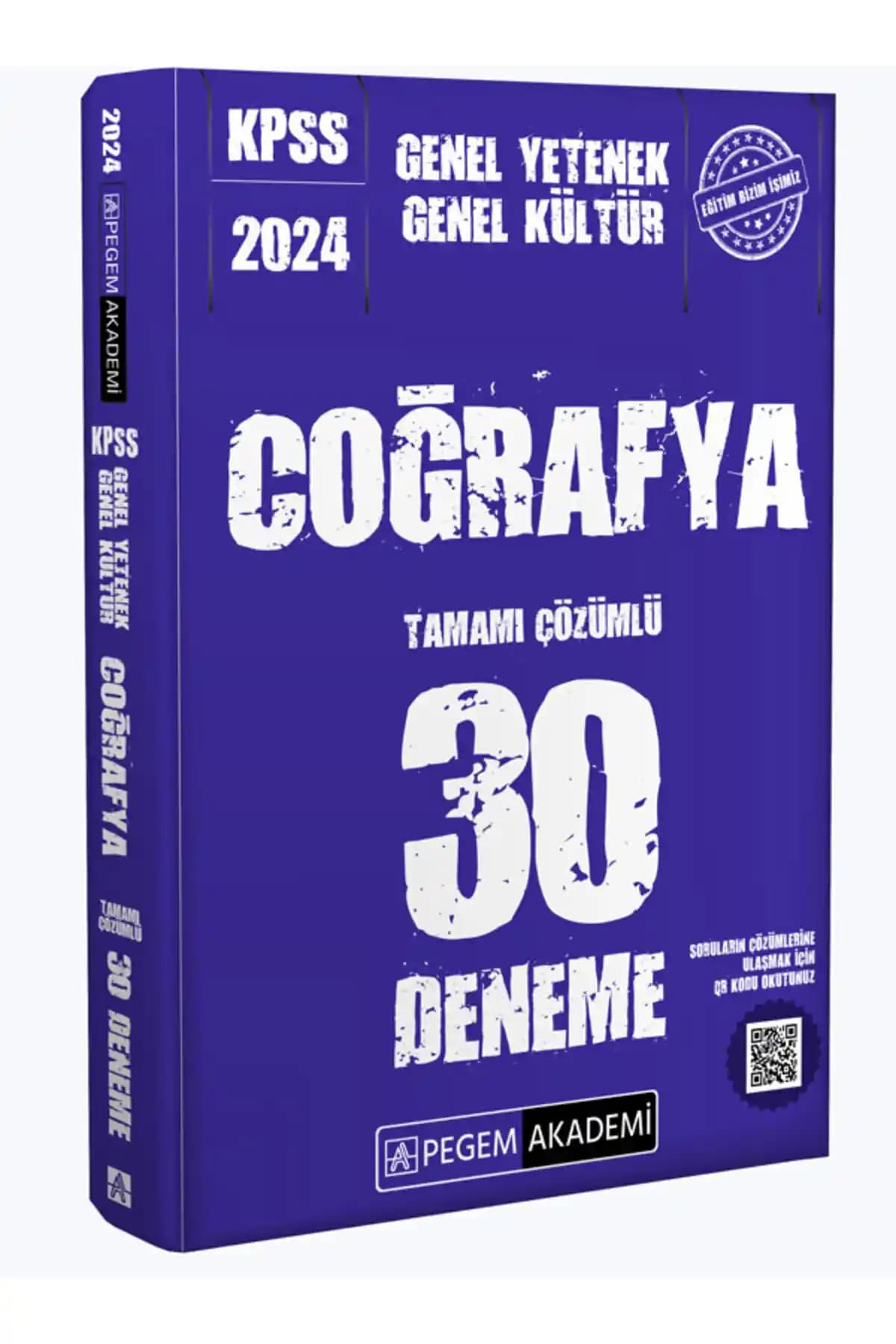 Pegem Akademi 2024 KPSS Genel Yetenek ve Genel Kültür Coğrafya 30 Deneme Seti