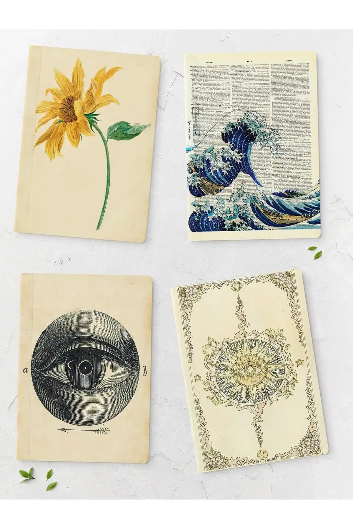 Postifull Vintage Defter Seti: Şık ve Dayanıklı Tasarımıyla Çok Yönlü Kullanım İmkanı