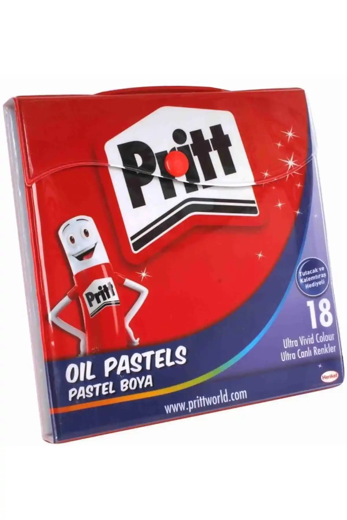 Pritt Pastel Boya Çantalı 18'li Set ile Yaratıcılığı Geliştiren Renkli Sanat Malzemeleri