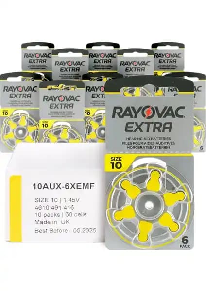 Rayovac Extra 10 Numara İşitme Cihazı Pili: Güvenilir ve Uzun Ömürlü Enerji Kaynağı