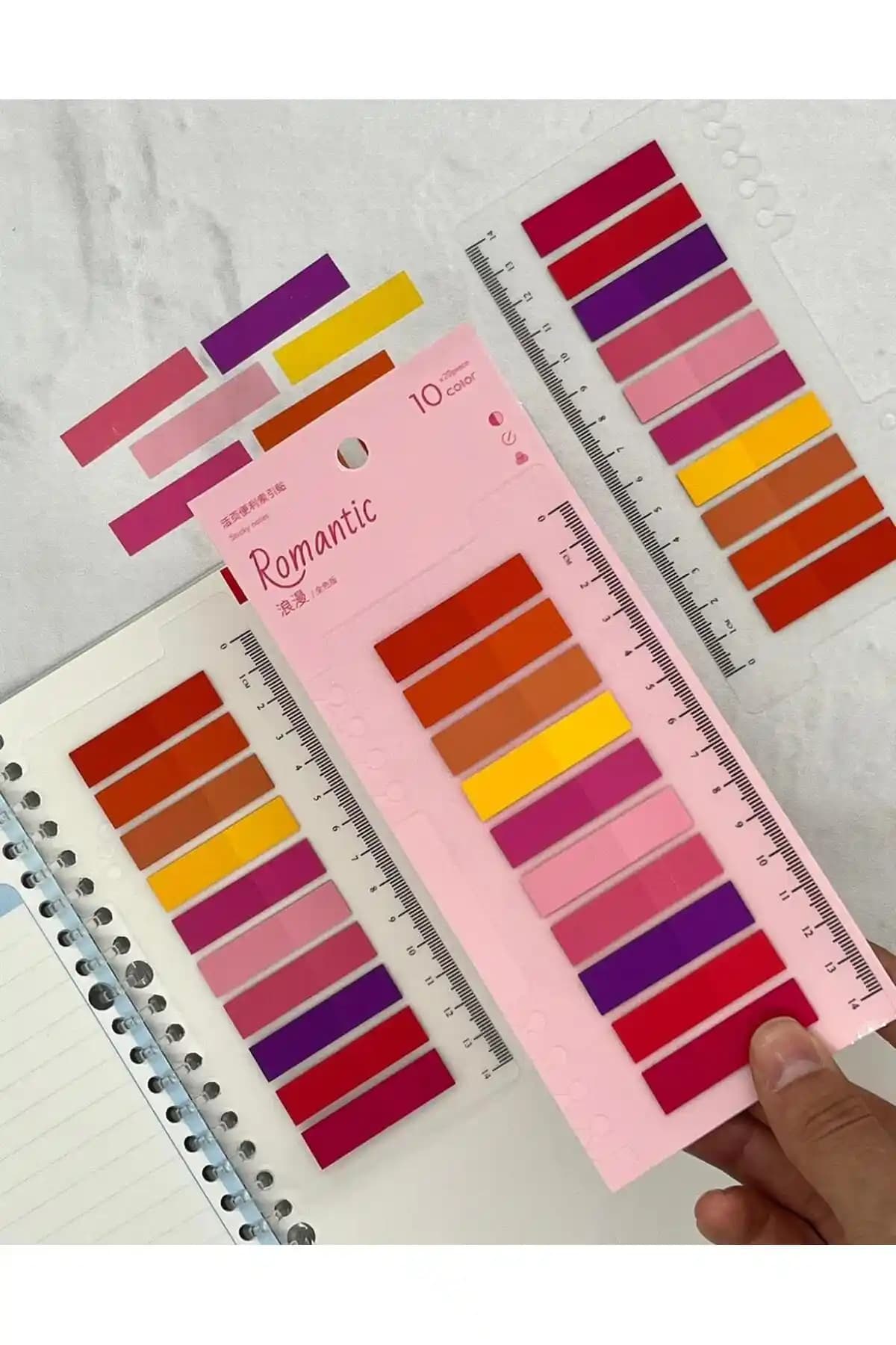 Renkli ve Çok Fonksiyonlu İndeks Seti - Estetik ve Kullanışlı Not Kağıdı Çözümleri