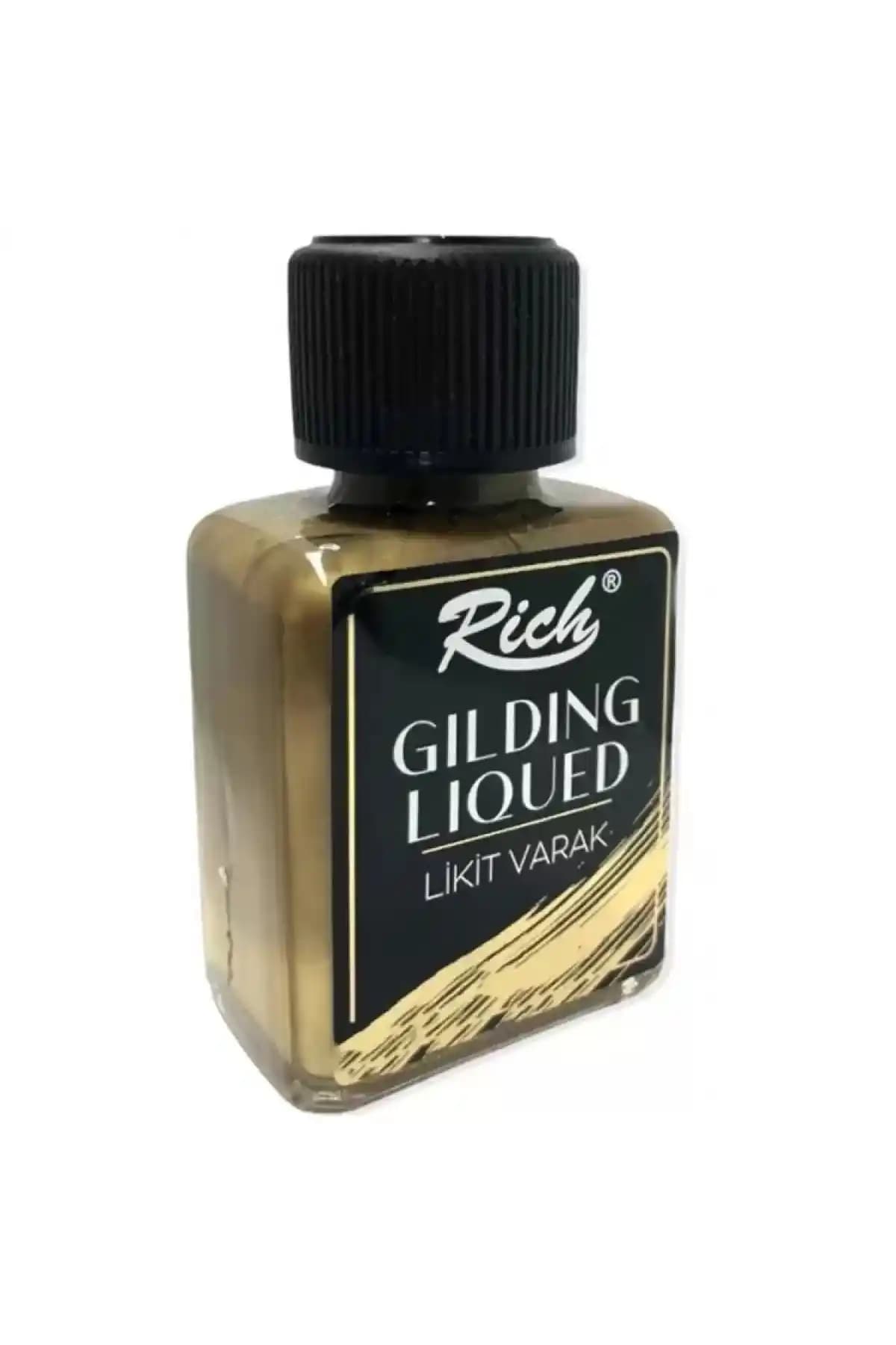 Rich 70021 Likit Varak Antik Altın Renkli Restorasyon ve Sanat Projeleri İçin