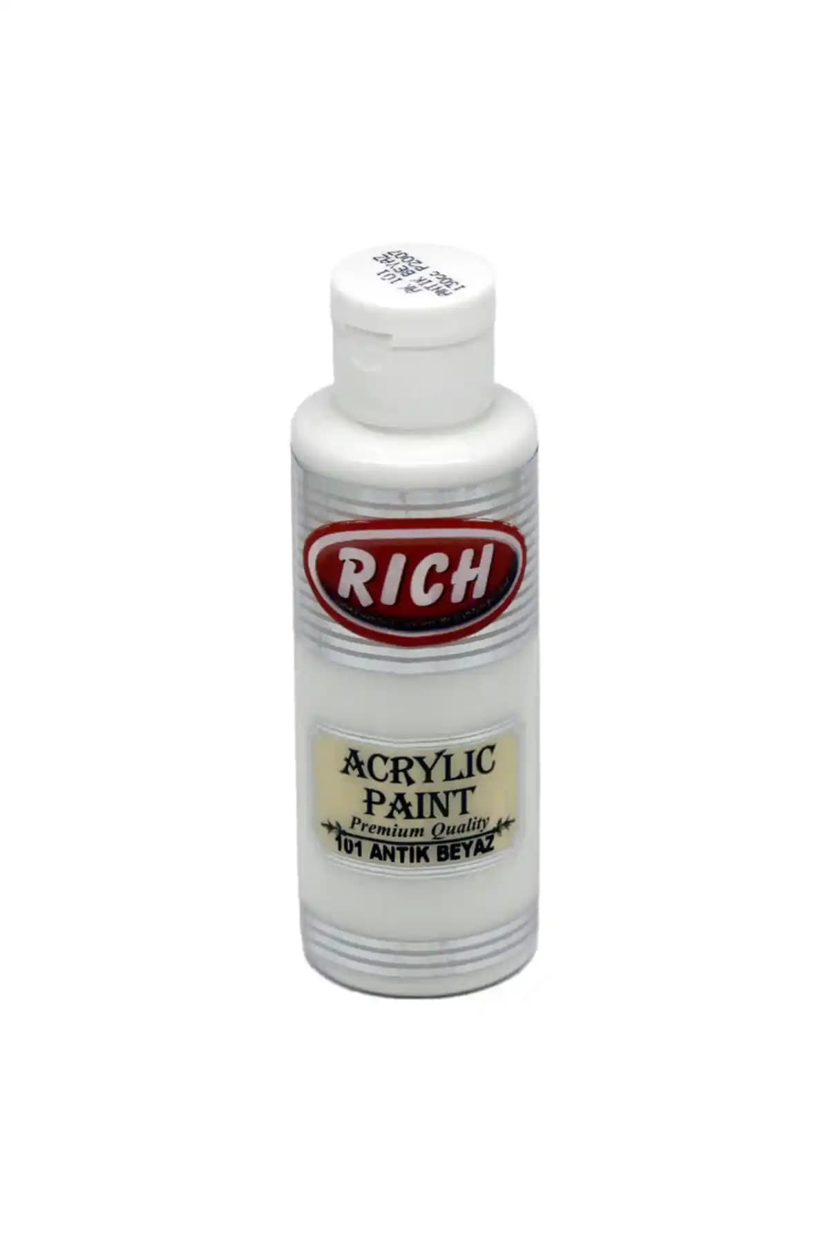 Rich Akrilik Boya 120 cc Antik Beyaz Yaratıcı Projeler ve Dekorasyon İçin Uygun