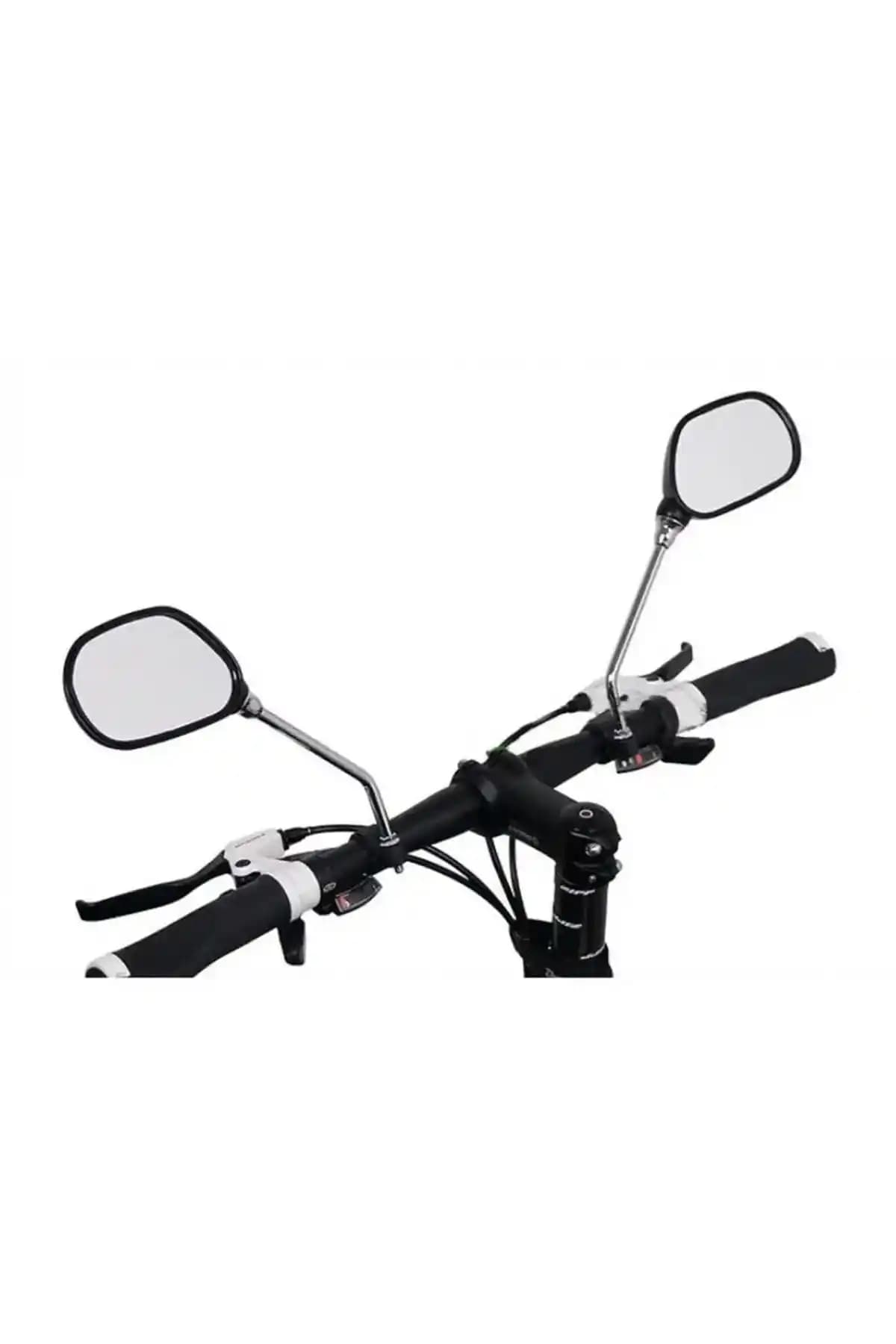 Robesbon Reflektörlü Bisiklet ve Elektrikli Bisiklet Gidon Aynası Güvenlik ve Kullanım Kolaylığı