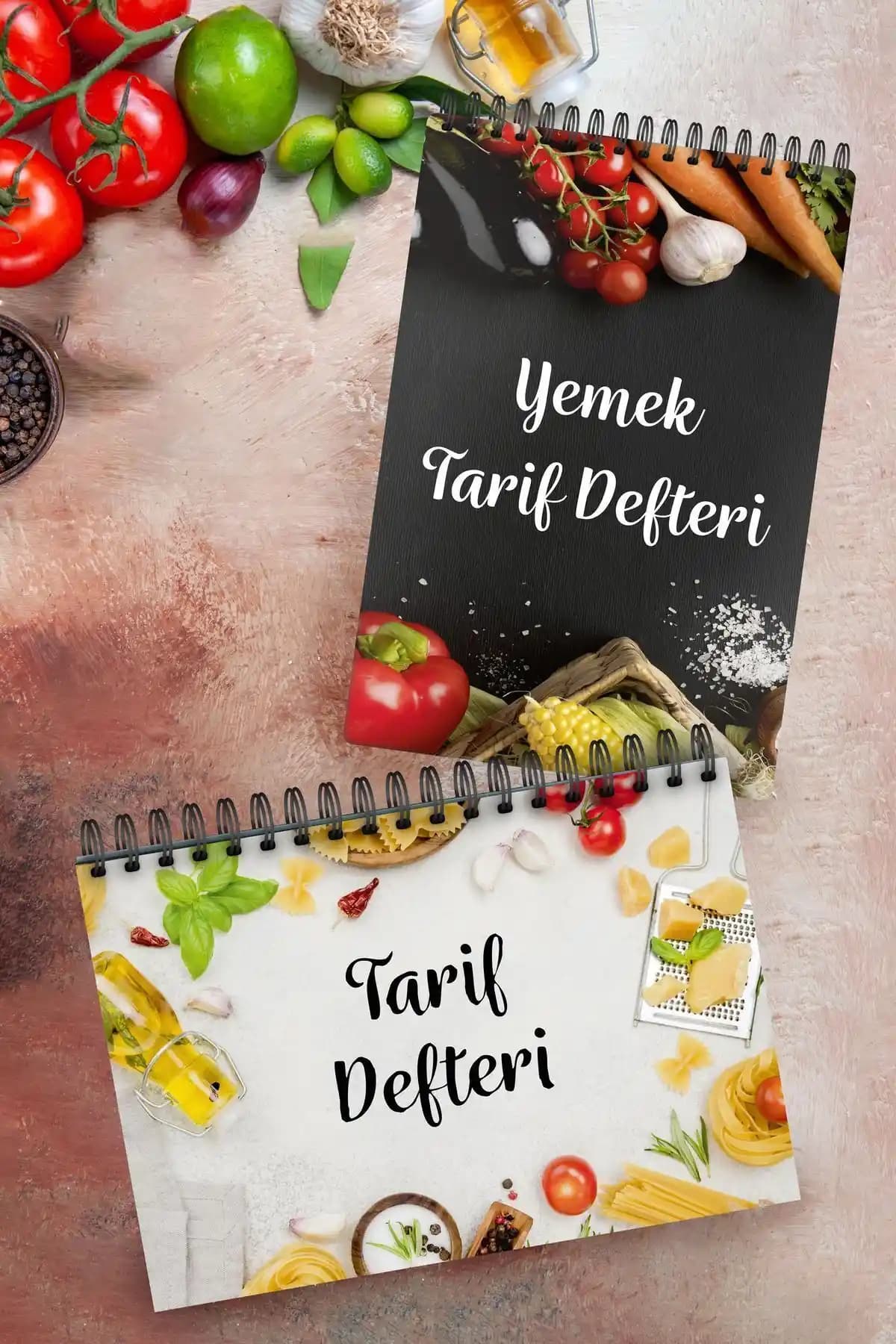 Smile Notes Yemek Tarif Defteri Seti: Şık ve Dayanıklı Tarif Saklama Çözümü