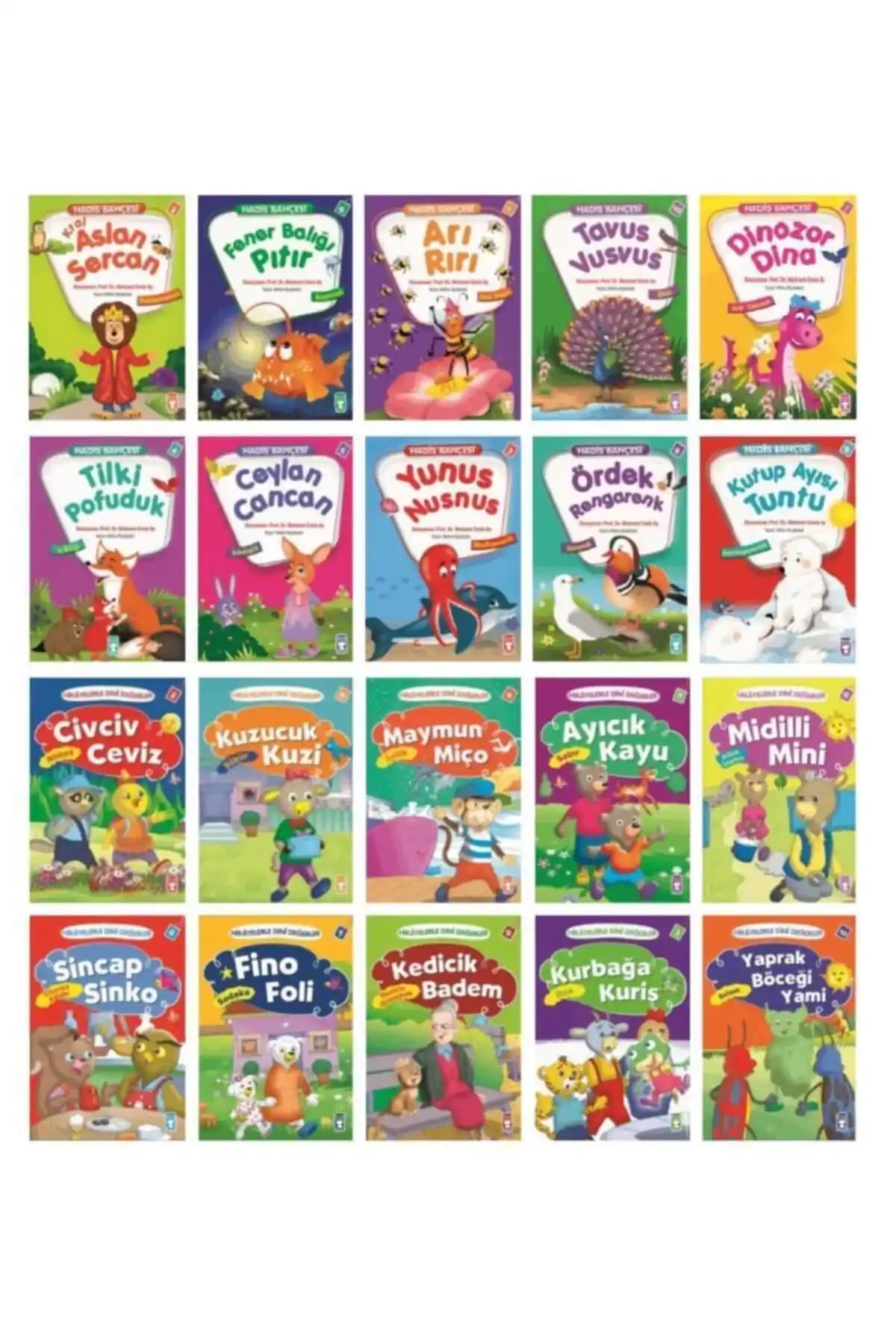 Timaş Çocuk Hikayeleri ve Dini Değerler Seti: 20 Kitaplık Eğitici ve Eğlenceli Koleksiyon