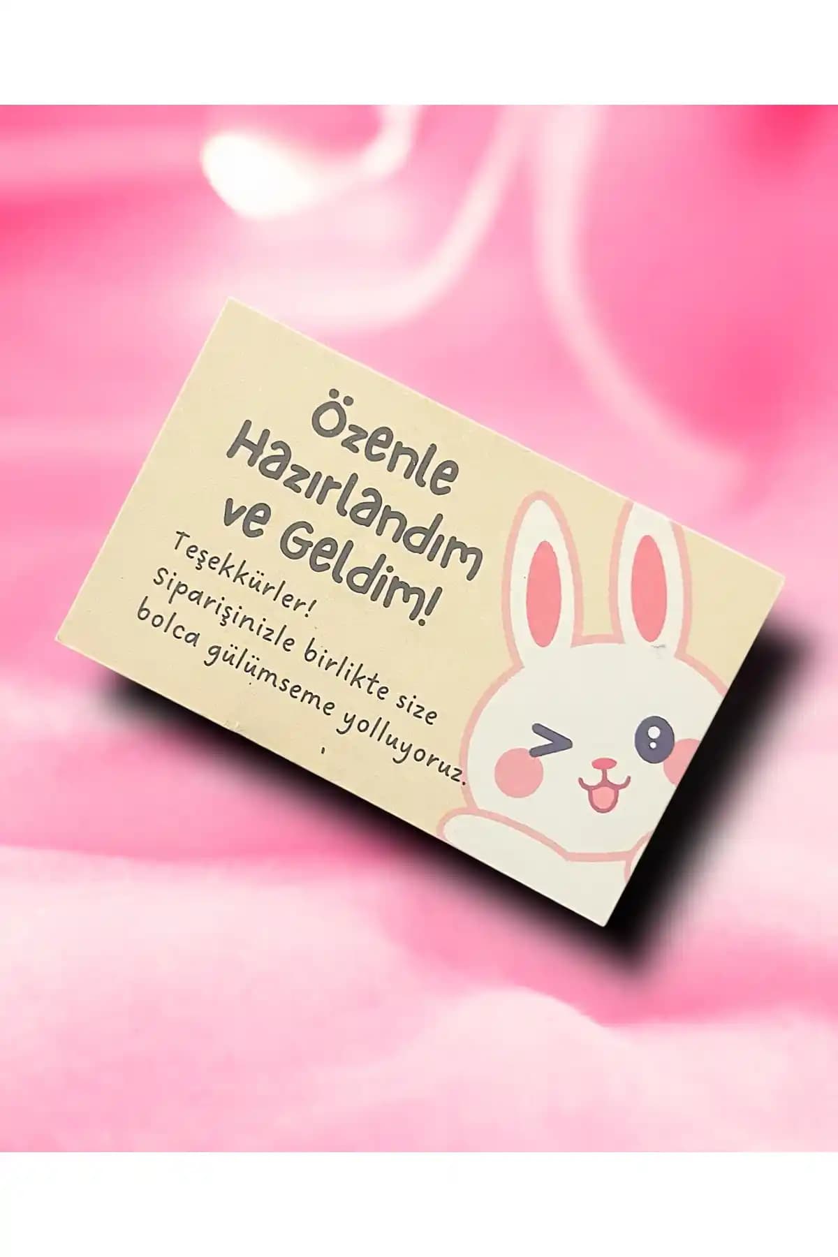 Tüçeş Shopping 100 Adet Teşekkür ve Tebrik Kartı Çok Renkli ve Şık Tasarım