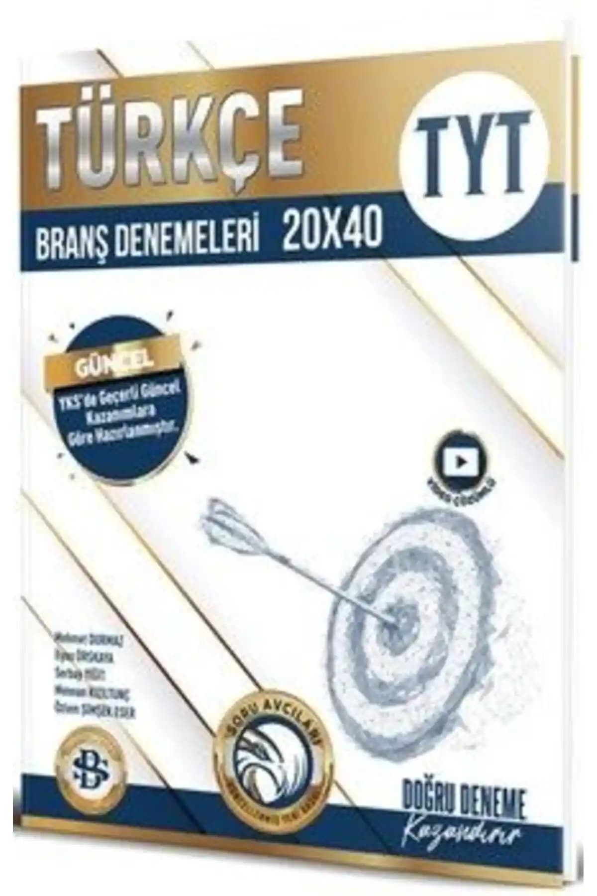 TYT Türkçe 20 x 40 Branş Denemeleri Sınava Hazırlık İçin Güncel ve Pratik Çalışma Seti