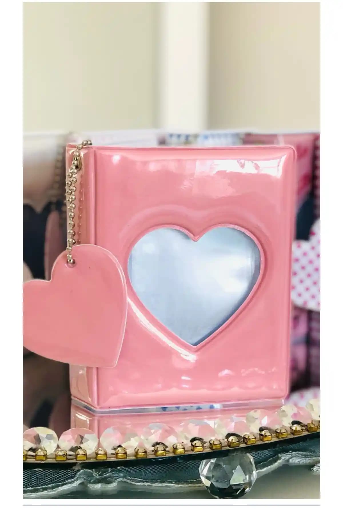 Umut Matbaacılık Mini Albüm 6x9.5 cm Pembe, Şık ve Pratik Fotoğraf Saklama Çözümü