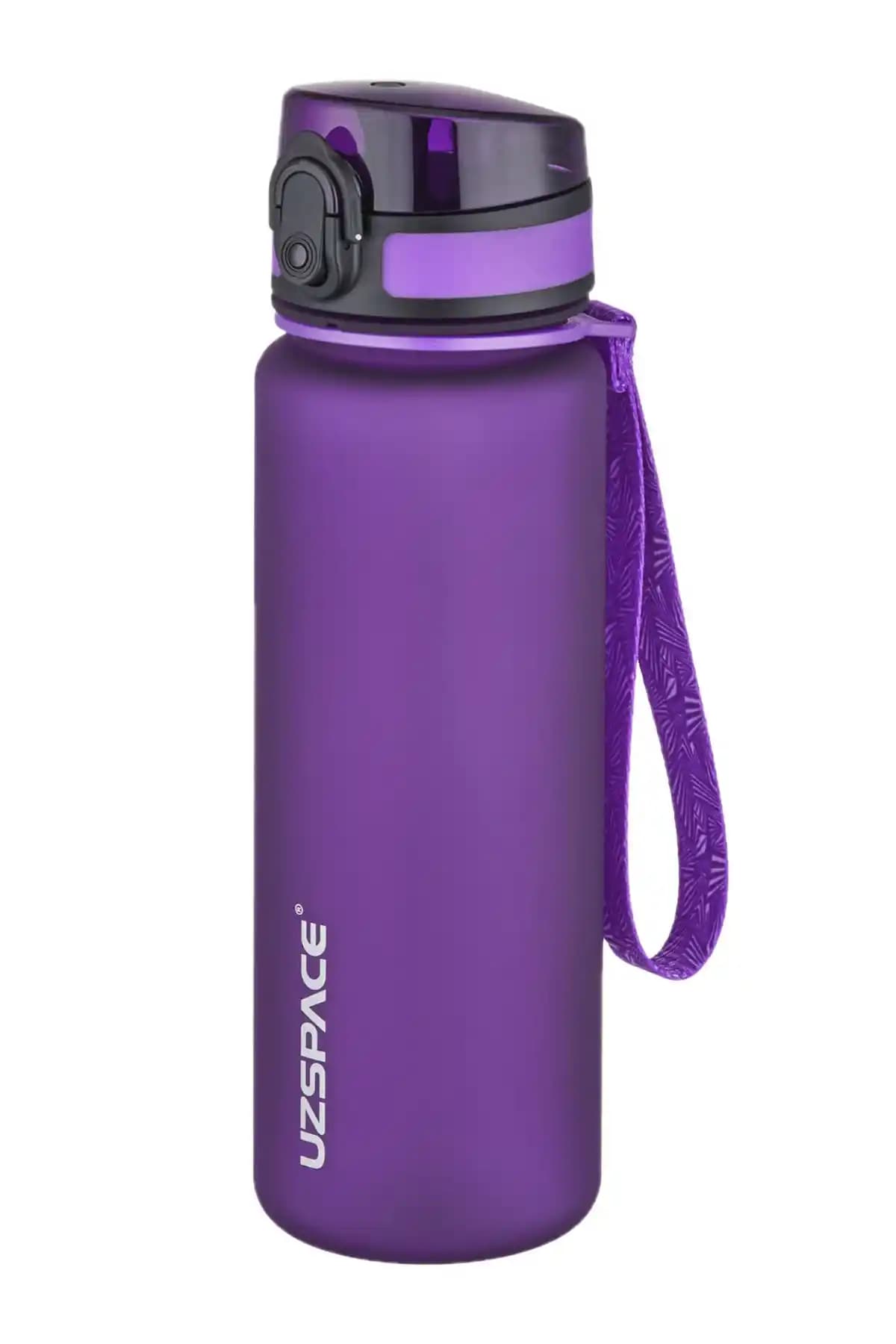 Uzspace 3026 Mor Tritan Su Matarası: Sağlıklı ve Şık Tasarım ile Günlük Kullanım İçin Uygun