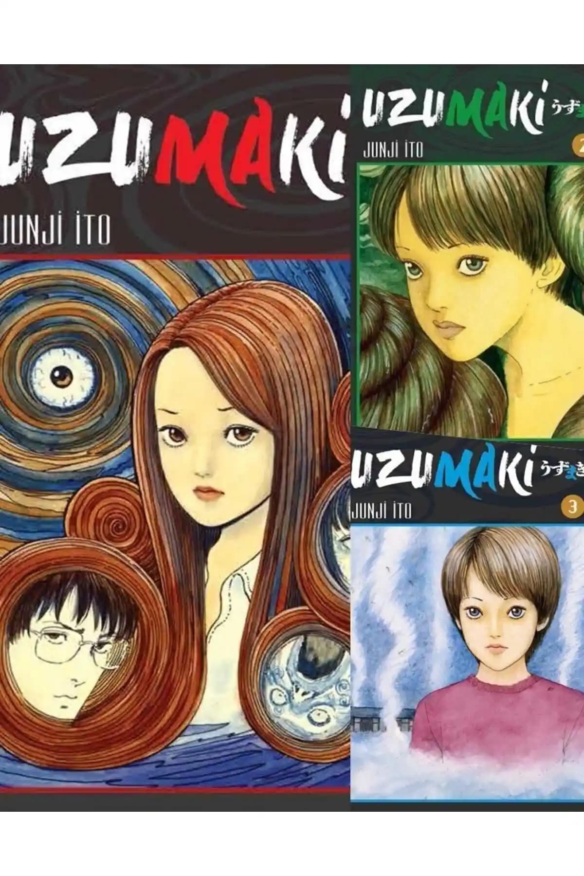 Uzumaki 1-2-3 Seti: Japon Manga Edebiyatının Özgün ve Detaylı Hikaye Koleksiyonu
