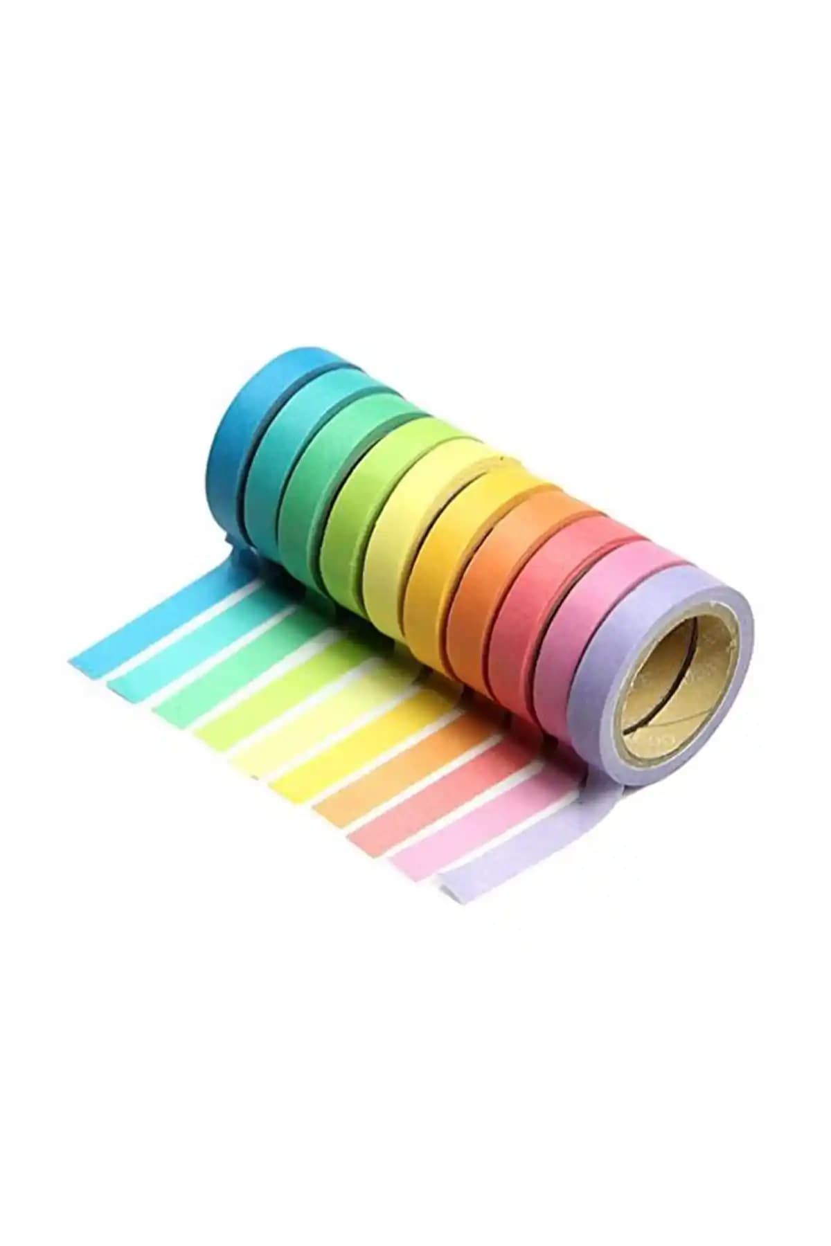 Vox Art Washi Dekor Bant Seti: Renkli ve Dayanıklı El İşi ve Dekorasyon Malzemeleri