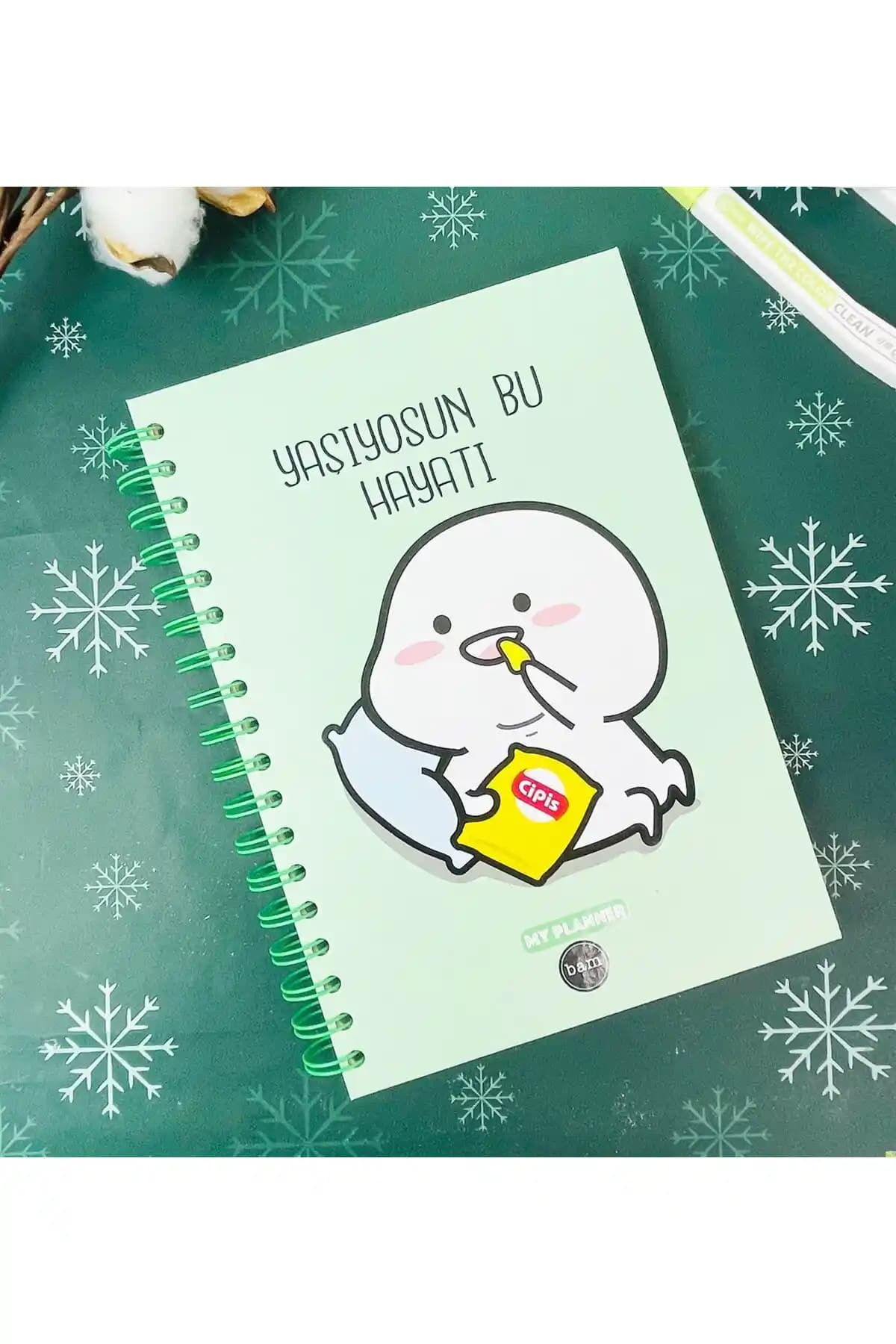 Yaşıyosun Bu Hayatı Temalı Tasarımlı ve Konuşan Ajanda ile Günlük Planlarınızı Yapın