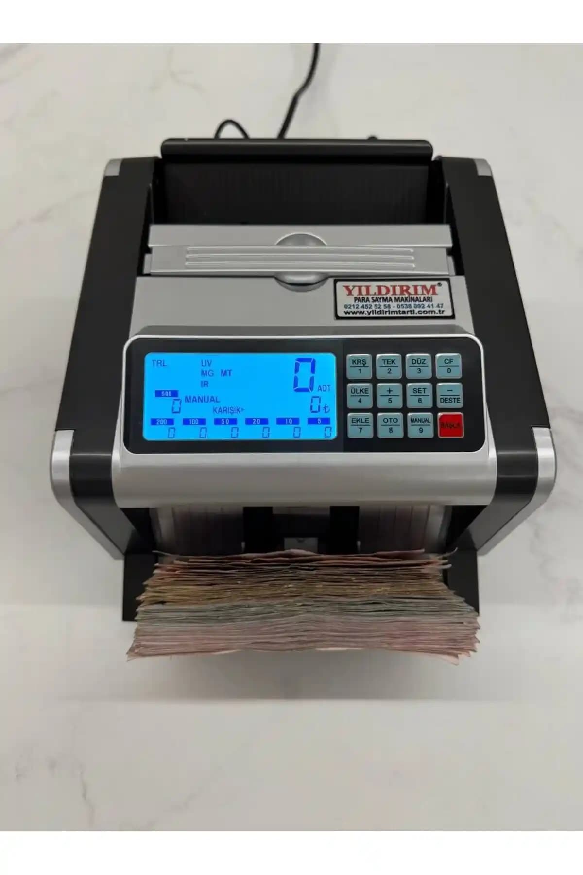 Yılrım Eko Mix Karışık Para Sayma Makinesi: Güvenilir ve Hızlı Çözüm