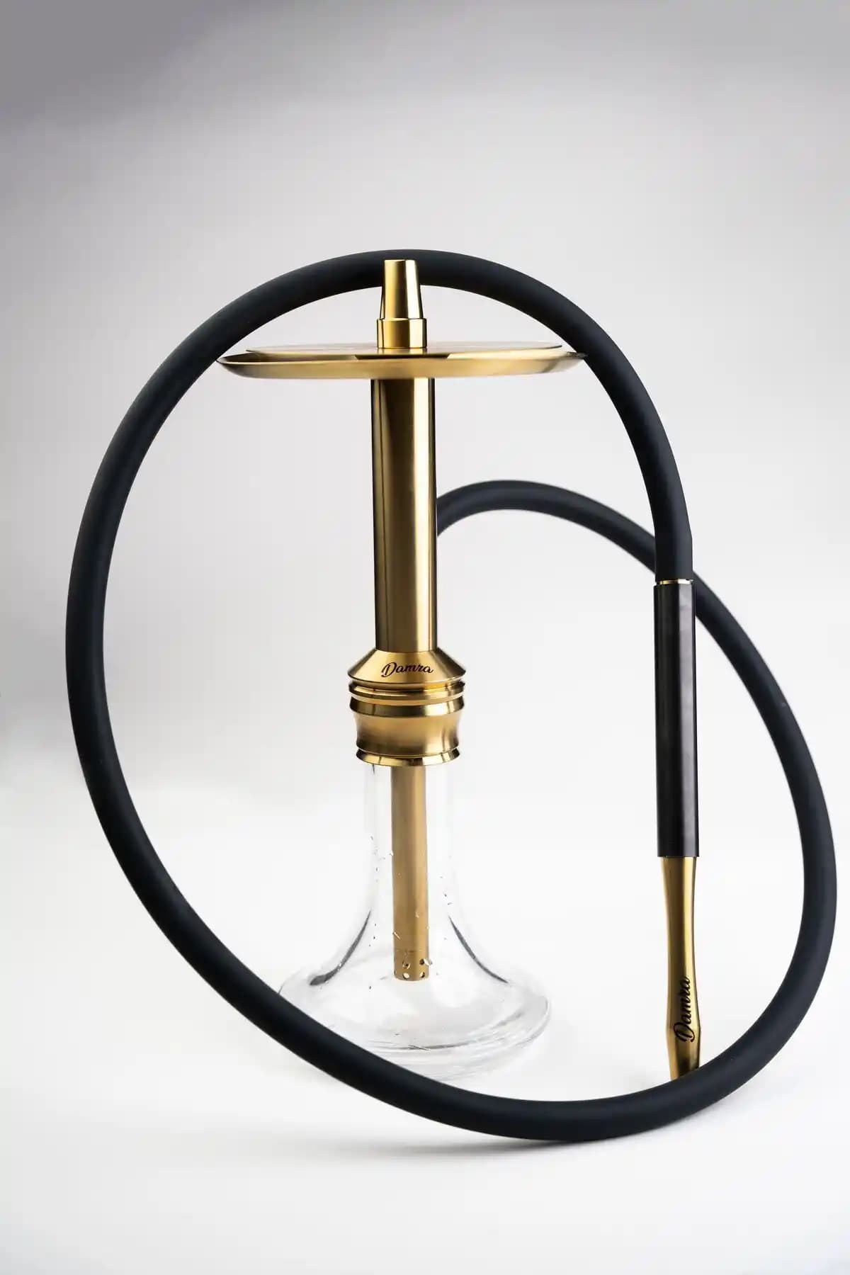 Damra Euroleague Çelik Nargile Takımı Gold: Şık ve Dayanıklı Tasarım ile Keyifli Kullanım