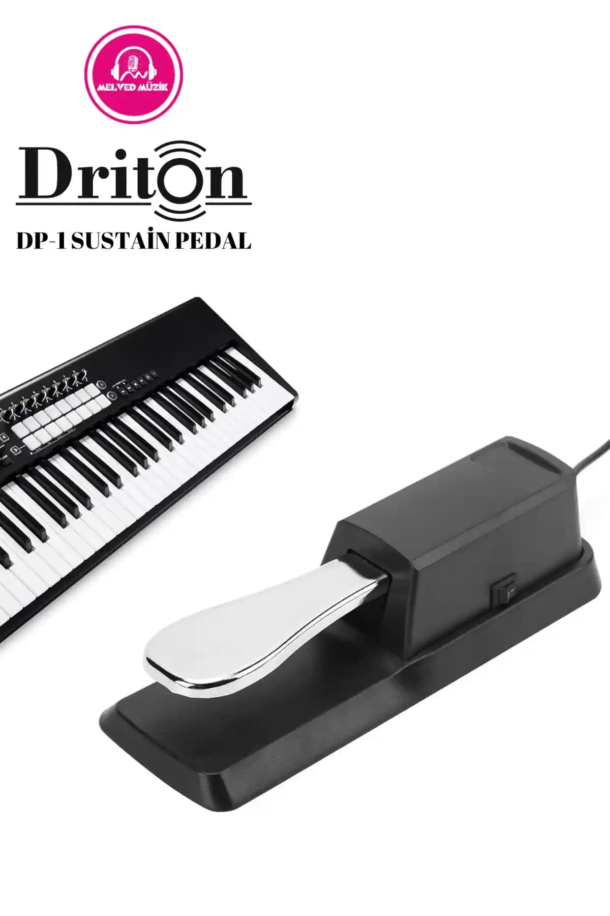 DRİTON DP-1 Sustain Pedal: Profesyonel Müzik Performansları İçin Güvenilir Çözüm