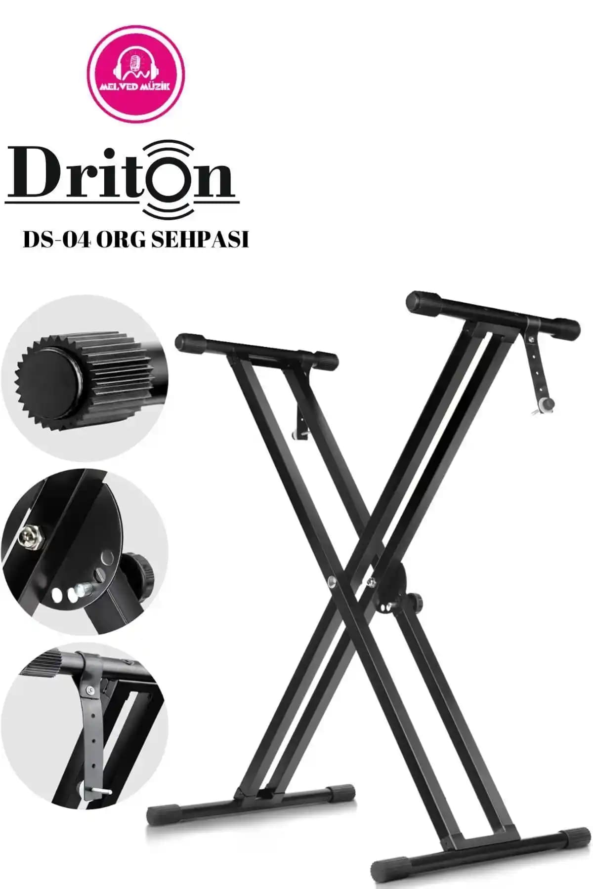 DRİTON DS-04 Profesyonel Ayarlanabilir Org Sehpası ve Klavye Standı Özellikleri ve Kullanım Rehberi