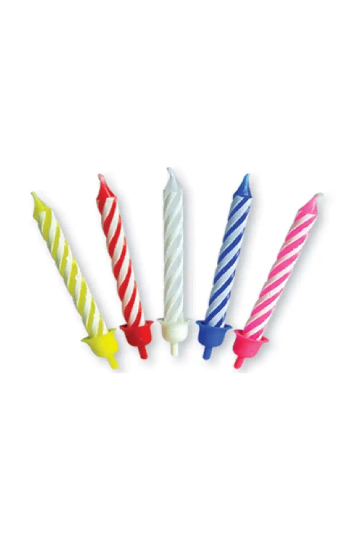 Genel Markalar Pasta Mumu 70 Li Paket Renkli ve Parlak Süsleme Mumları