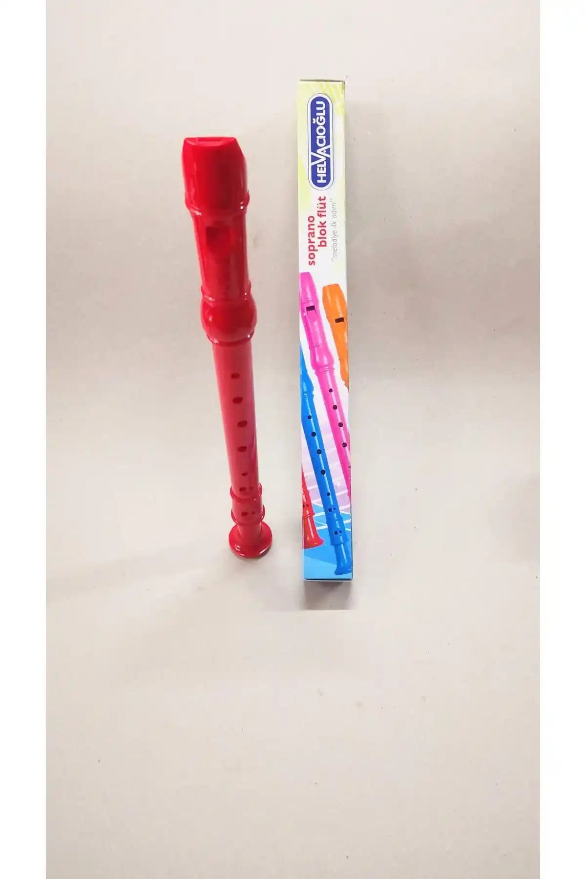 Genel Markalar Soprano Blok Flüt Kırmızı Çocuklar İçin Eğlenceli ve Kullanışlı Müzik Enstrümanı