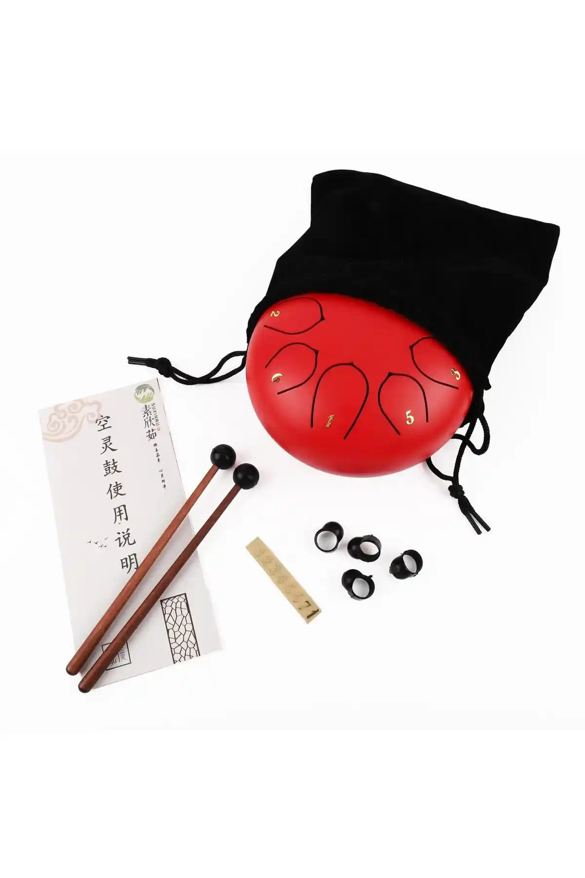 JWIN JTN-68 6 İnç 8 Ses Tonu Çelik Handpan Tonga Drum Müzik ve Terapi İçin Uygun