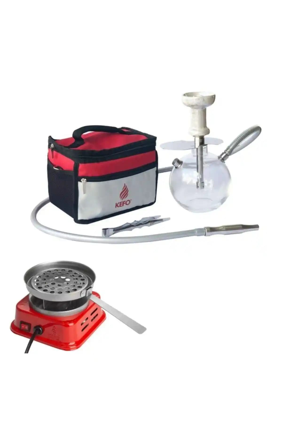 Kefo Bombus Çantalı Nargile Takımı ve Mini Elektrikli Ocak Ürün İncelemesi