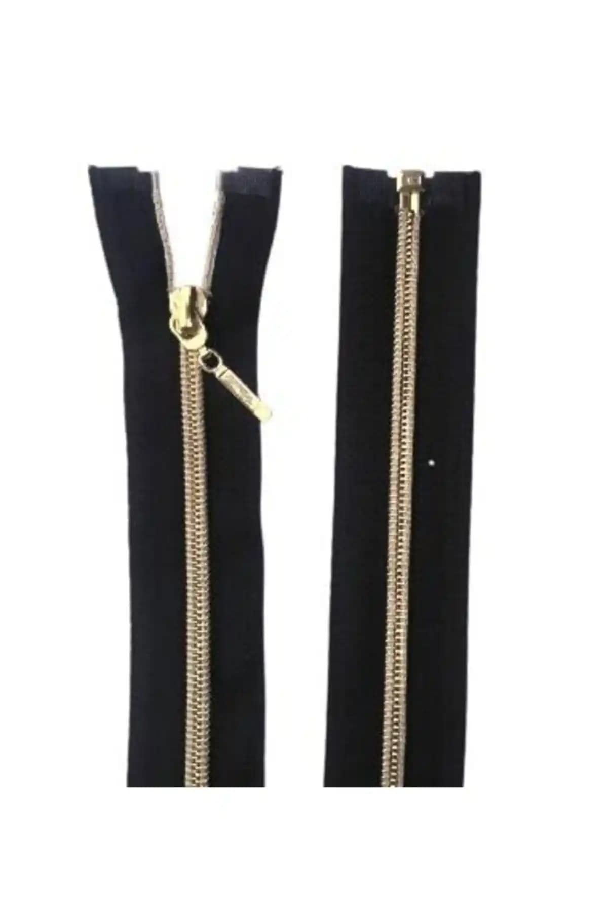 Kezban Tekstil Siyah Gold Dişli Ferace Fermuarı Şıklık ve Dayanıklılık Sunar