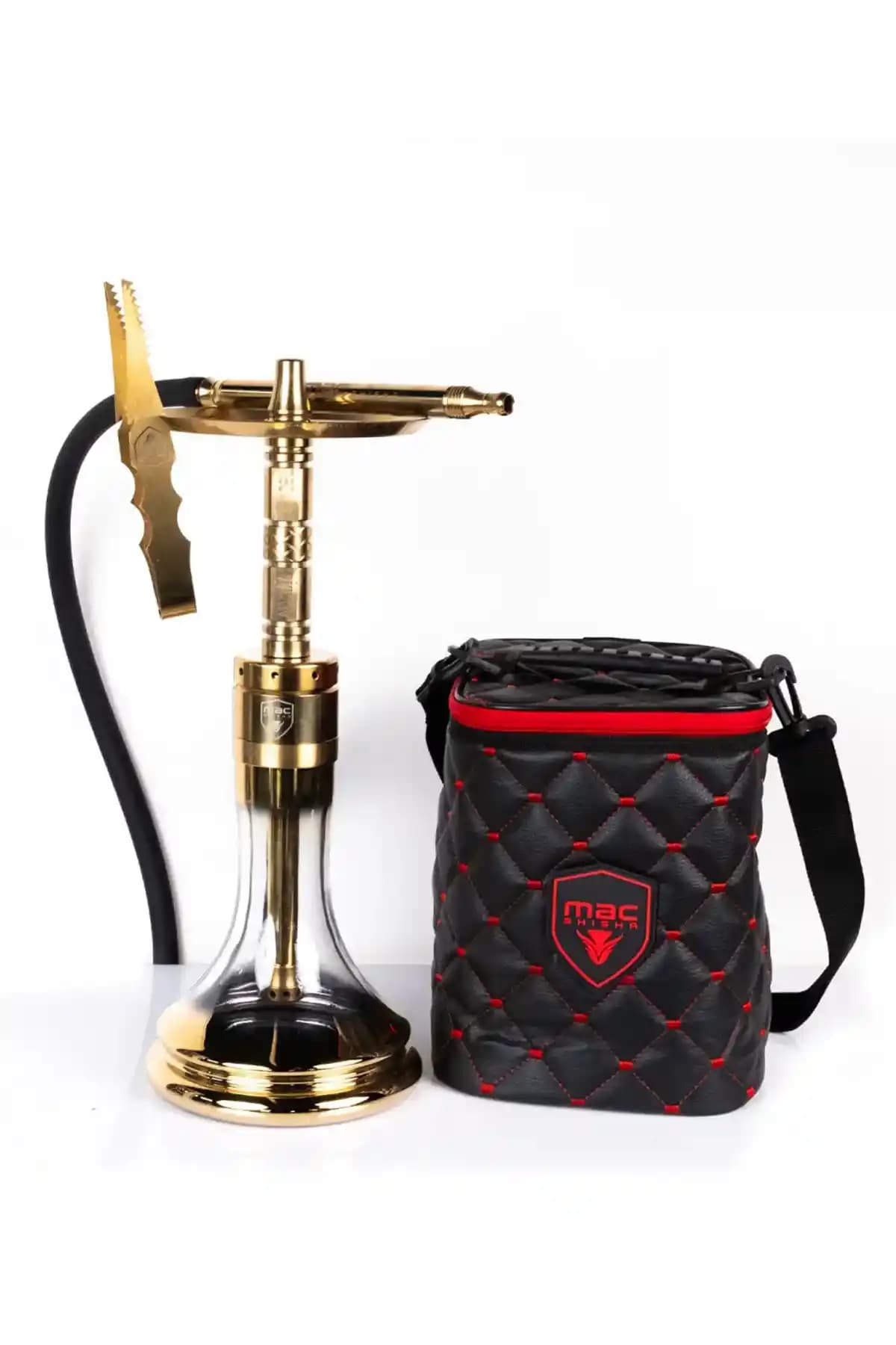 Mac Shisha Full Çelik Orta Boy Nargile Takımı: Dayanıklı ve Estetik Masaüstü Nargile Seti