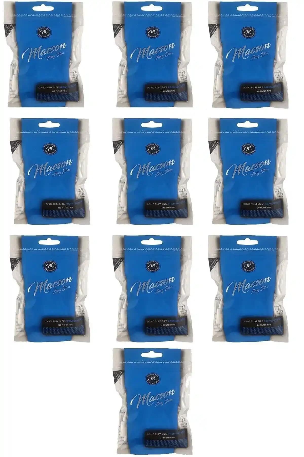 MACSON Mascon Long Slim Premium Sigara Filtresi: İnce ve Ferahlatıcı Tasarım ve Kullanım Avantajları