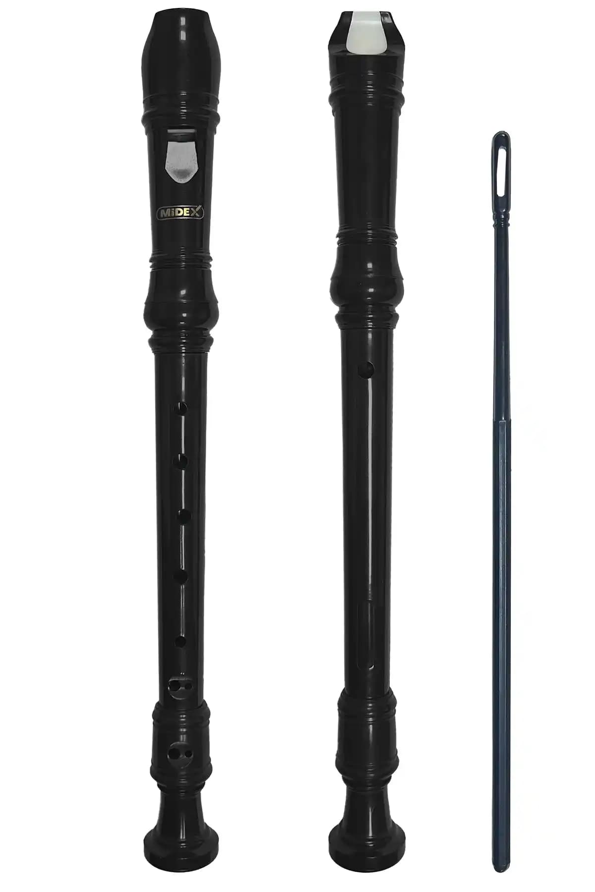 Midex FL-8BK Siyah Blok Flüt: Başlangıç Seviyesi için Dayanıklı ve Estetik Müzik Enstrümanı