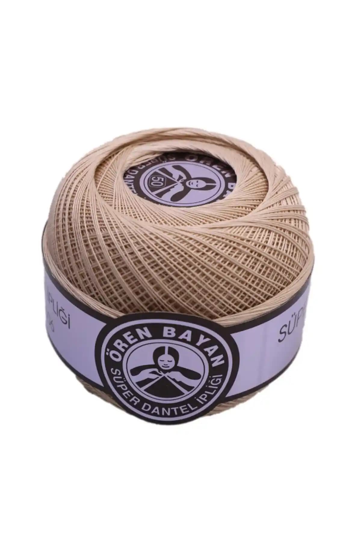 Ören Bayan Klasik Dantel İpi ve Ağ İpliği Krem 60: Çok Yönlü ve Kaliteli Dantel Malzemesi