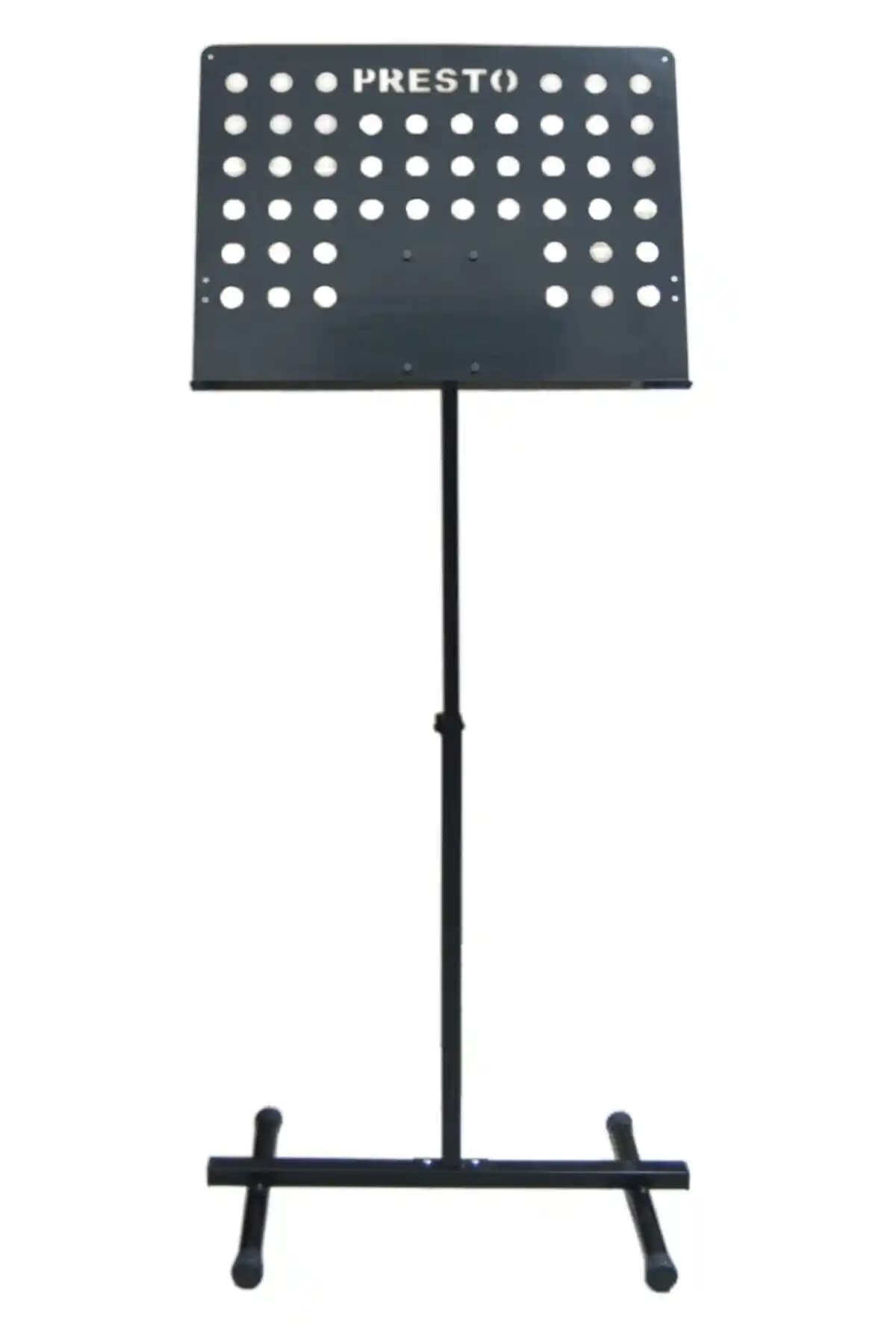 Presto Şef Tipi Nota Sehpası: Dayanıklı ve Ayarlanabilir Profesyonel Müzik Sehpası