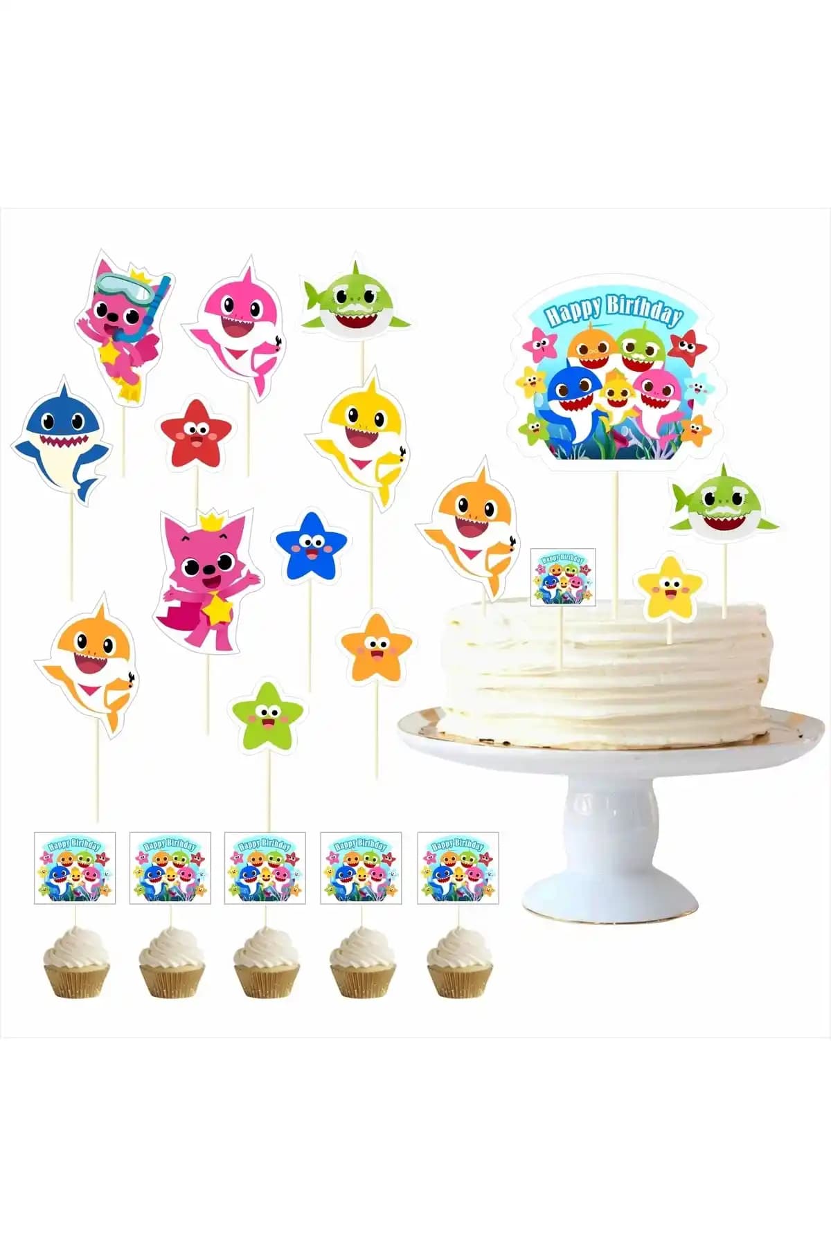 Siyah Parti Evi Renkli Doğum Günü Pasta Süsü Kürdan Seti Detaylı İnceleme ve Kullanım Tavsiyeleri