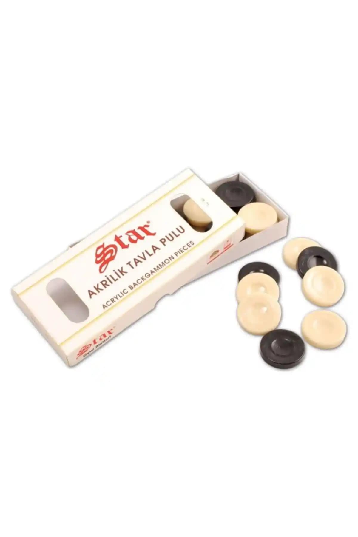 Star Tavla Pulu Akrilik Büyük: Dayanıklı ve Estetik Tavla Oyun Aksesuarı