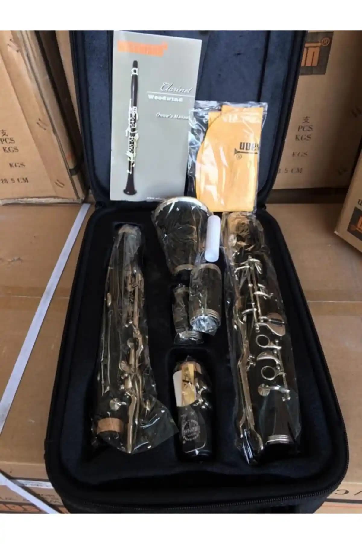 WiseMann Dcl-g250 Amati Stil Sol Klarnet Seti Yüksek Kalite ve Dayanıklılık Sunar